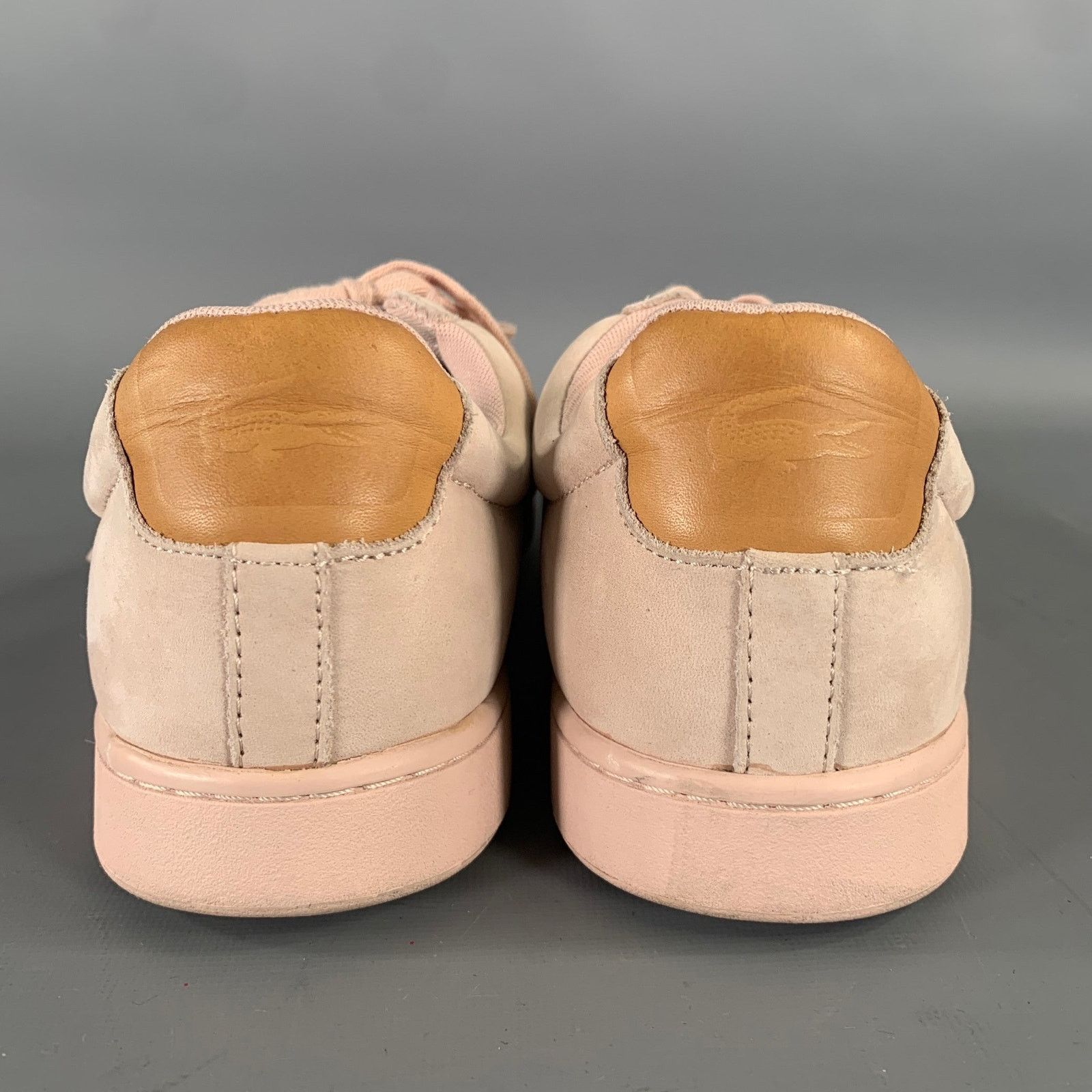 Lacoste LACOSTE Size 10.5 Pink Camel Leather Sneakers Size US 10.5 / EU 43-44 - 3 Thumbnail