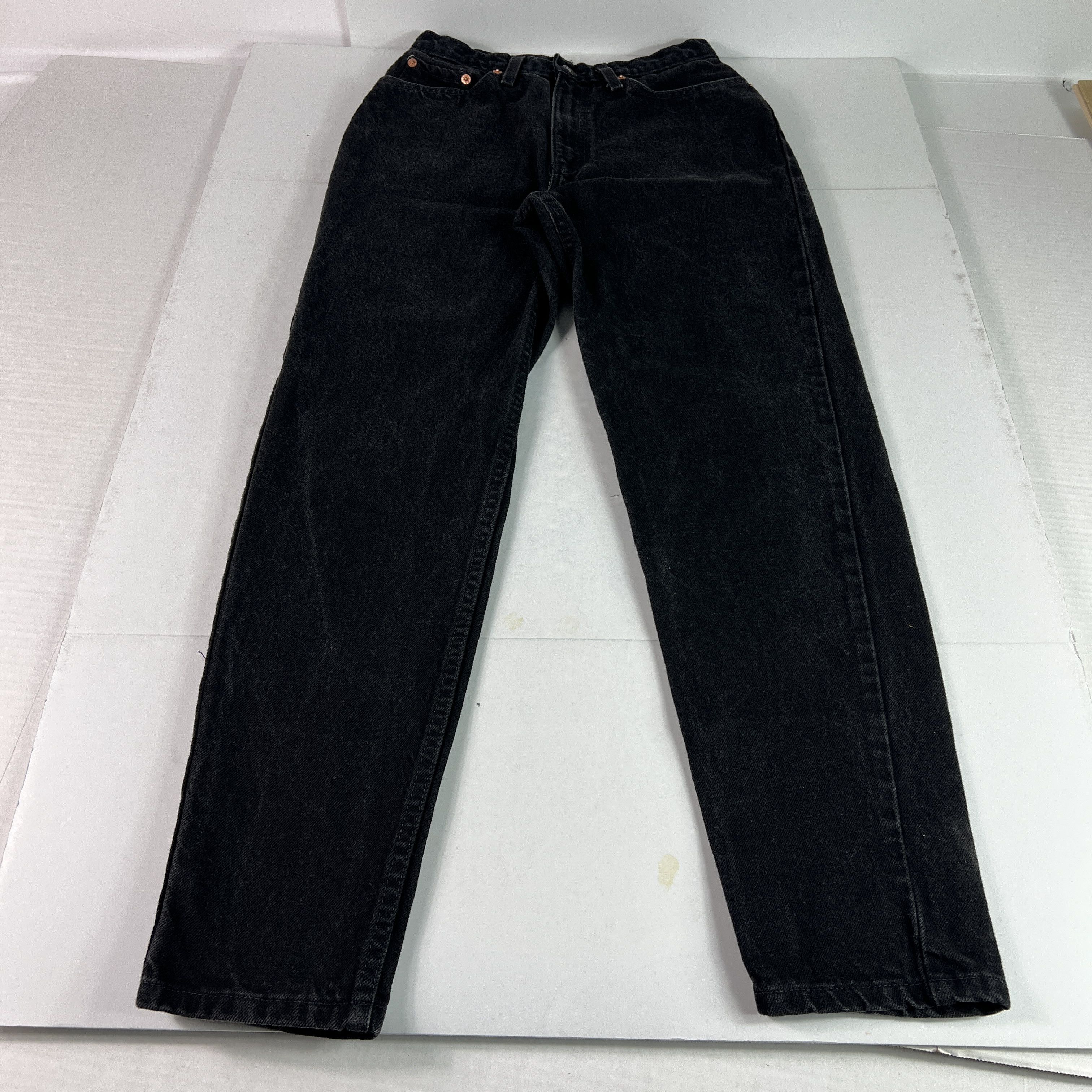 Levi's VTG Levi's Jeans 512 Slim Tapered High Rise Black Denim USA Size 26" / US 2 / IT 38 - 1 Thumbnail