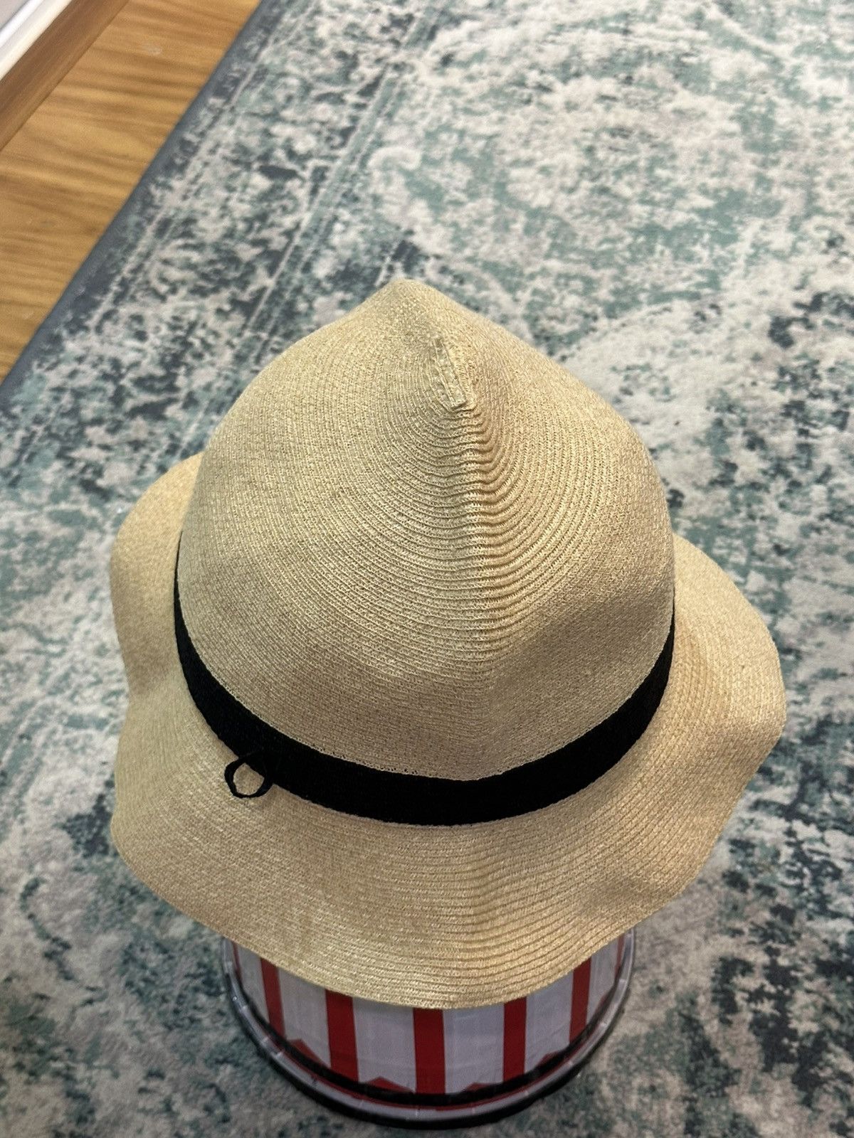 Ne-Net Ne-net Issey Miyake Fedora Straw Bucket Hats Size ONE SIZE - 7 Thumbnail