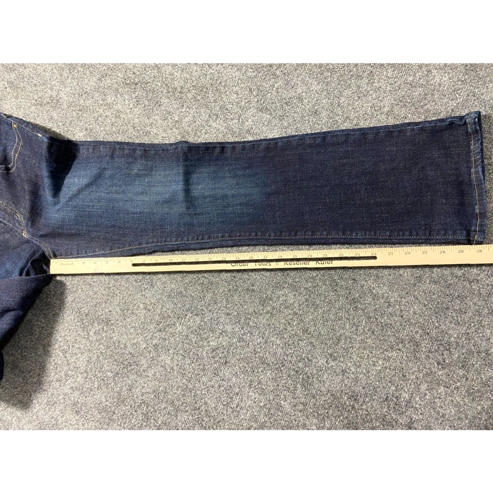 Lee Lee Jeans Womens 8 Medium Slender Secret Lower on The Waist Pockets Blue Faded Size 30" / US 8 / IT 44 - 7 Thumbnail