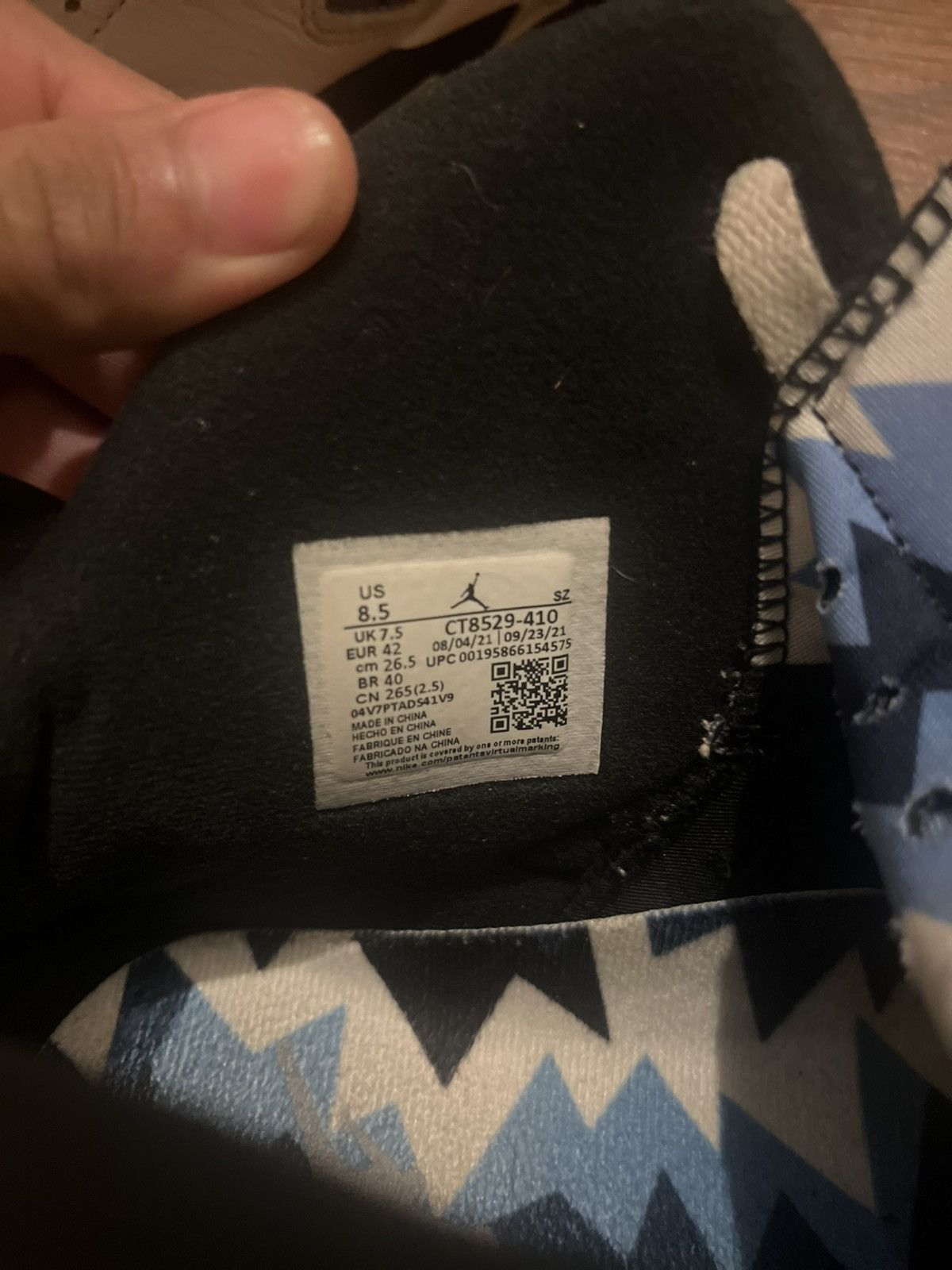 Jordan Brand Jordan 6s UNC Size US 8.5 / EU 41-42 - 7 Thumbnail