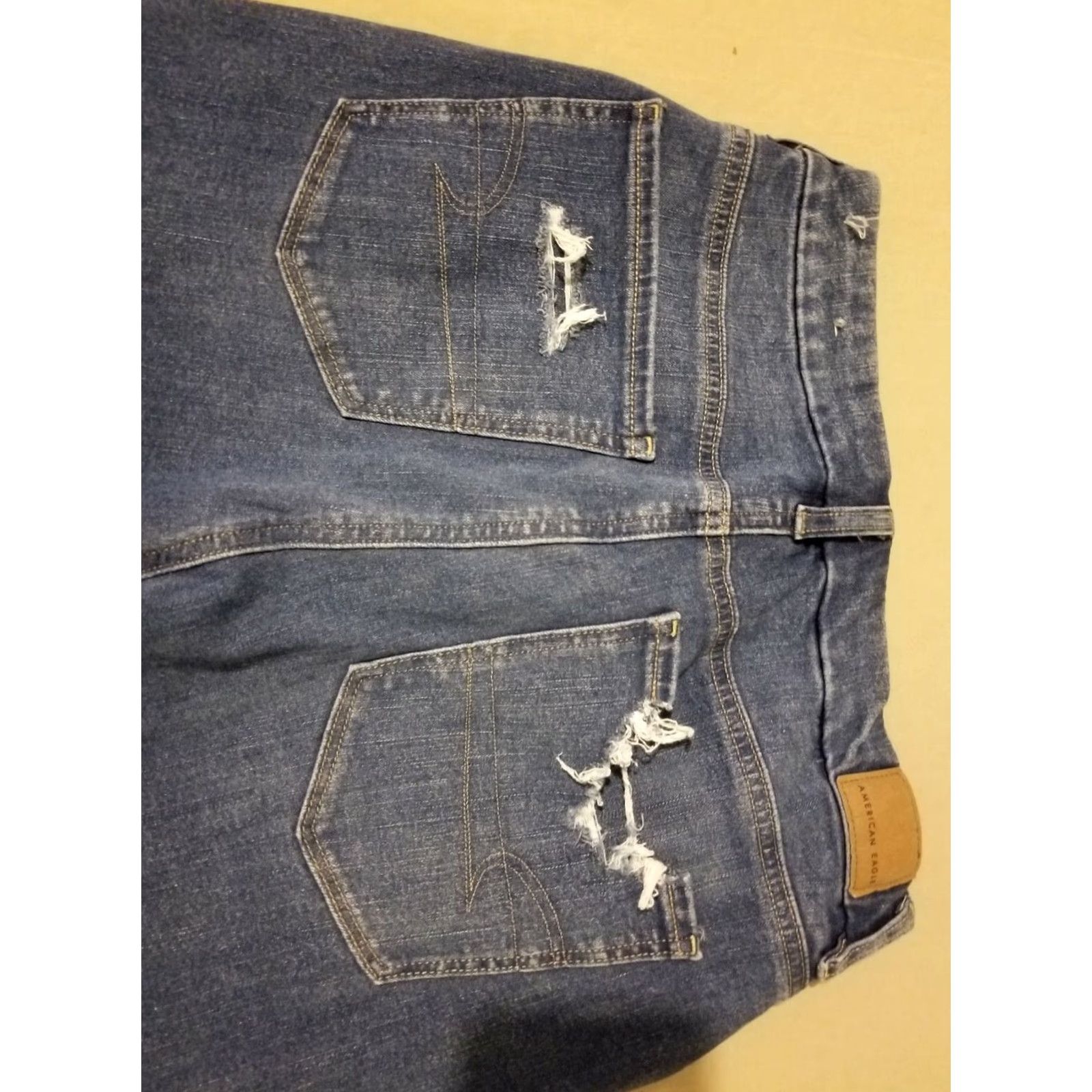 American Eagle Outfitters Womens American Eagle Outfitters Jeans Jegging Denim Cotton Blue 8 Skinny Pants Mens Womens Girls Size 30" / US 8 / IT 44 - 2 Thumbnail