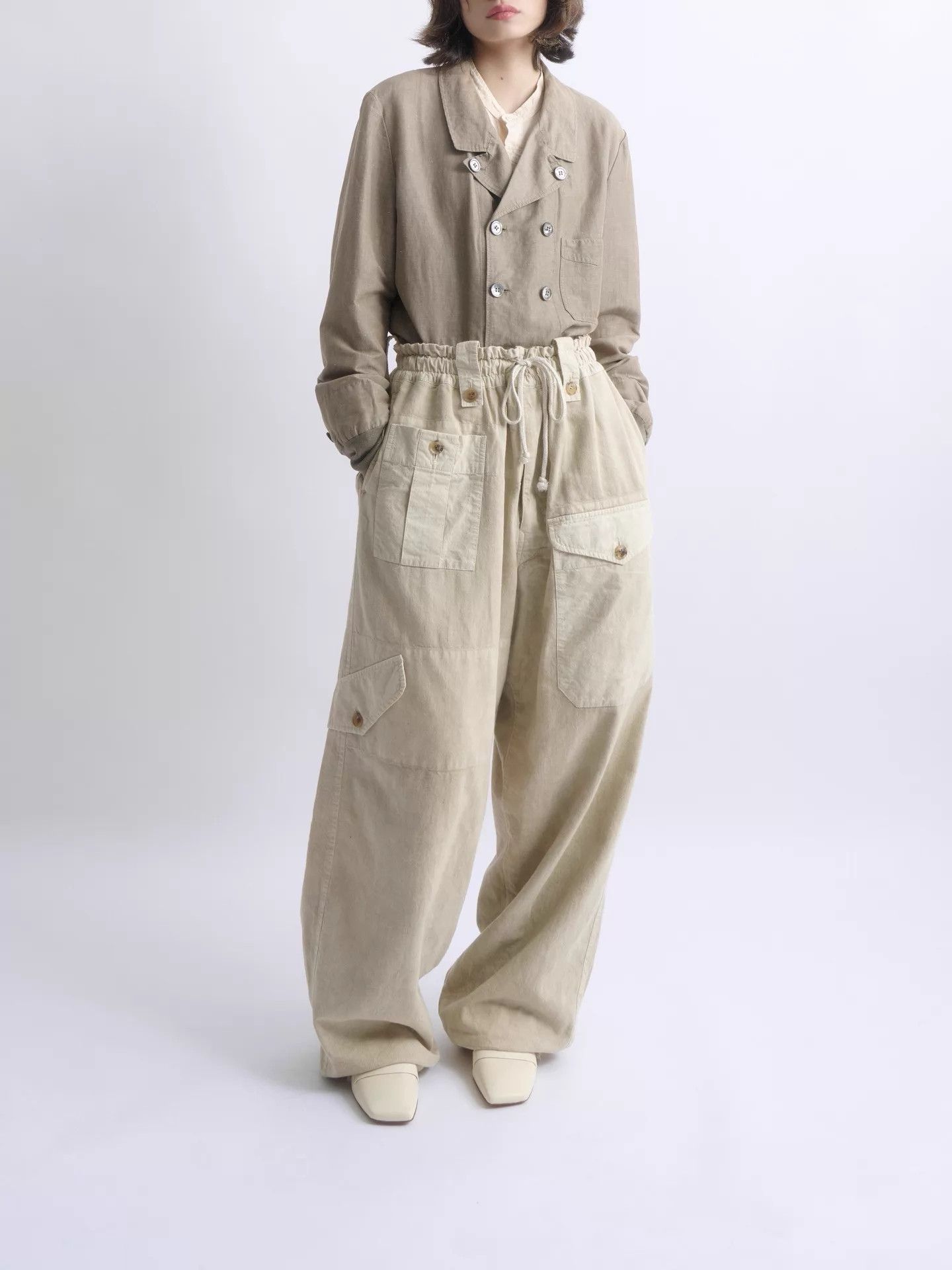 NOMA t.d Nomat Vegetable Dyed SAS Military Utility Pants Size US 34 / EU 50 - 1 Thumbnail