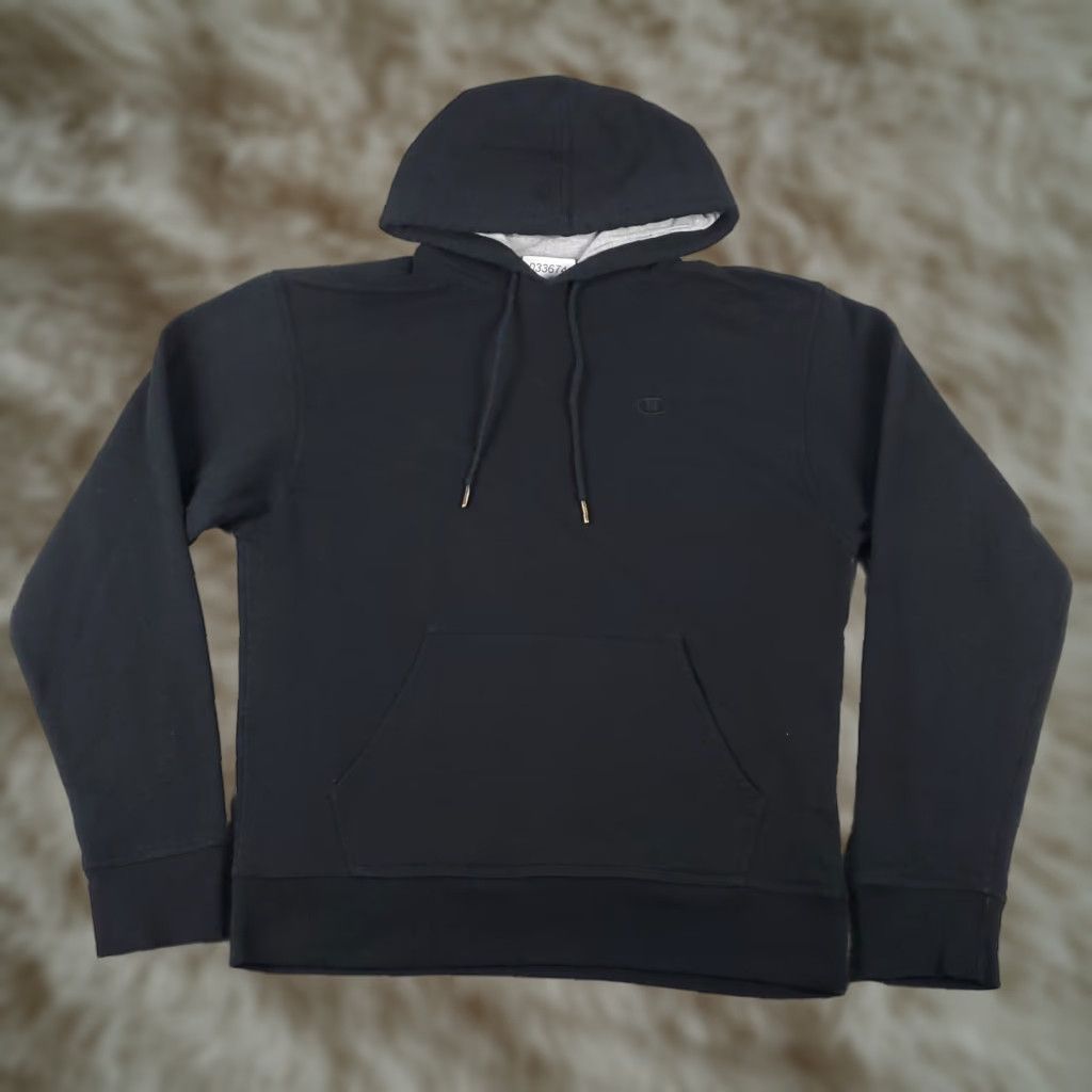 Champion Champion Hoodie Mens Medium Black Casual Pullover Sweatshirt Modern Classic Size US M / EU 48-50 / 2 - 1 Thumbnail