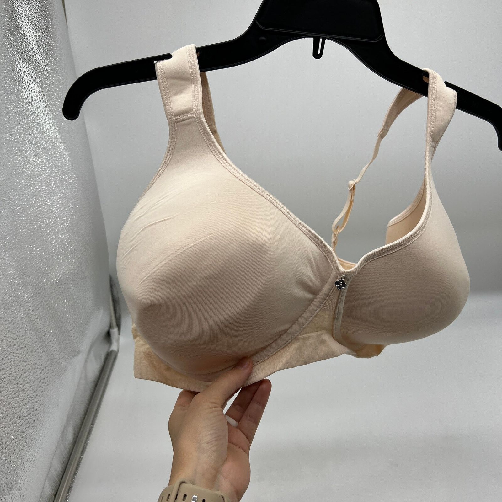 Other Breezies Lace Effects Full Coverage Seamless Wirefree Bra Size M / US 6-8 / IT 42-44 - 2 Thumbnail