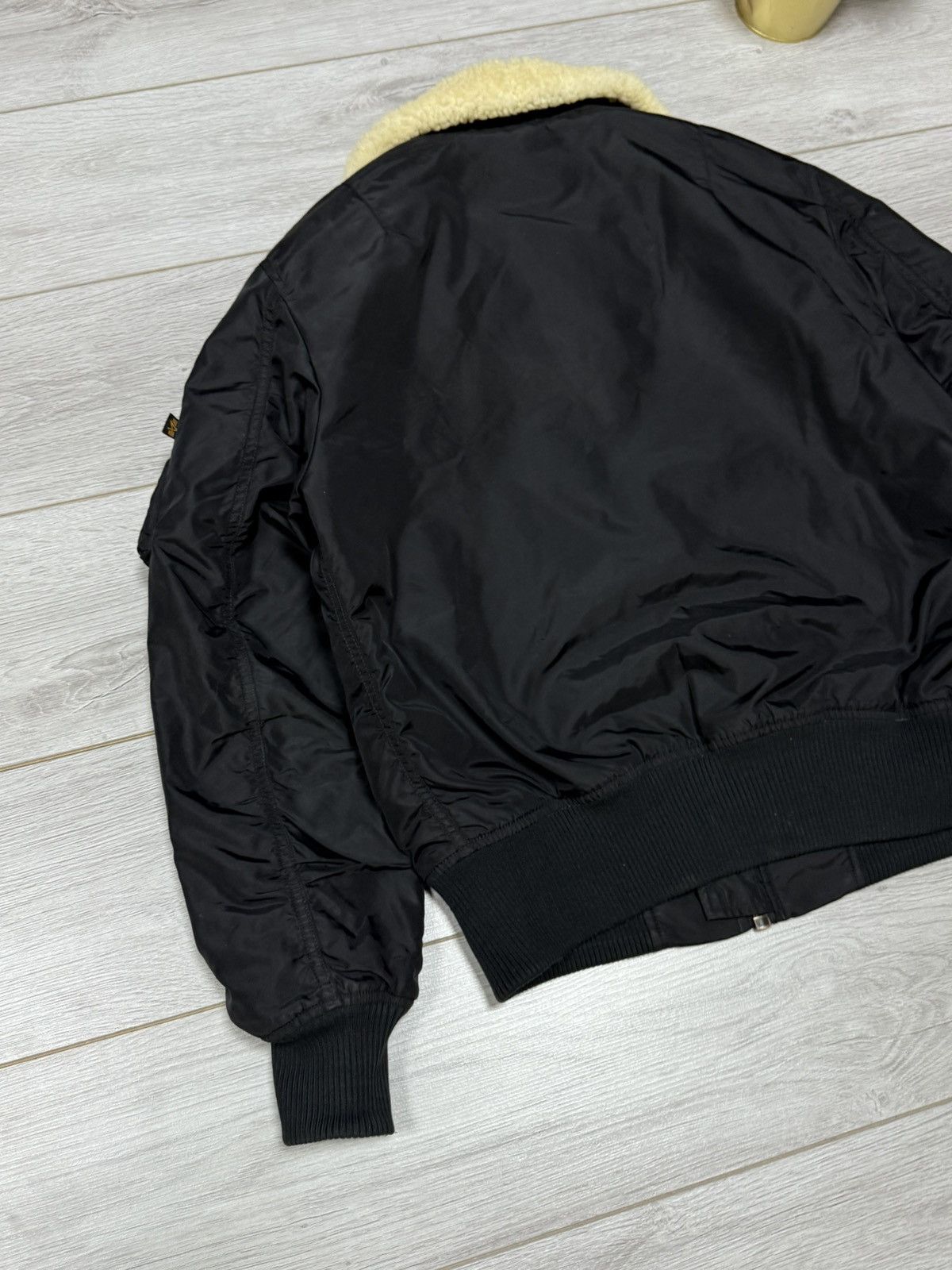 Alpha Industries Alpha Industries fur bomber zip jacket Size US M / EU 48-50 / 2 - 12 Thumbnail
