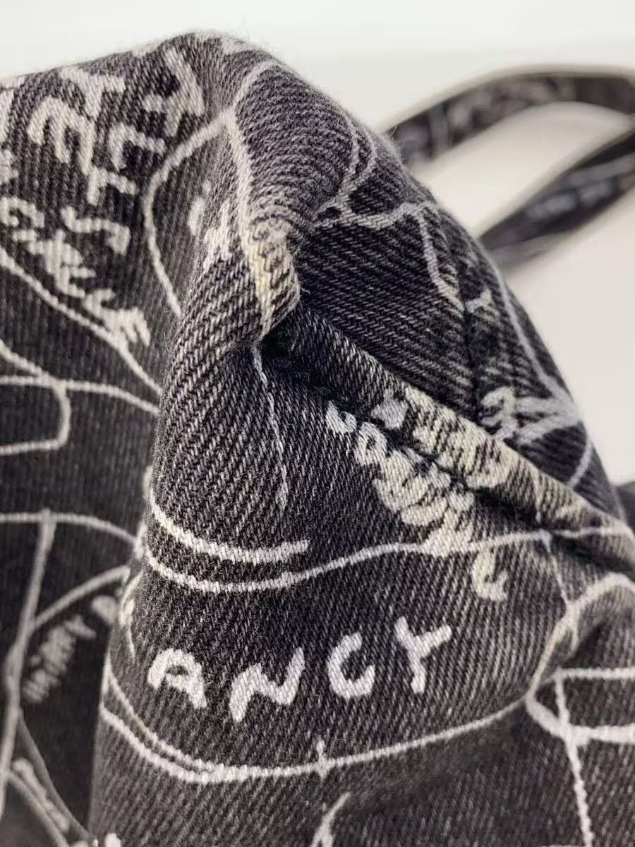 Supreme Supreme GONZ MAP DENIM TOTE BAG All-Over Print Black Size 26 - 6 Thumbnail