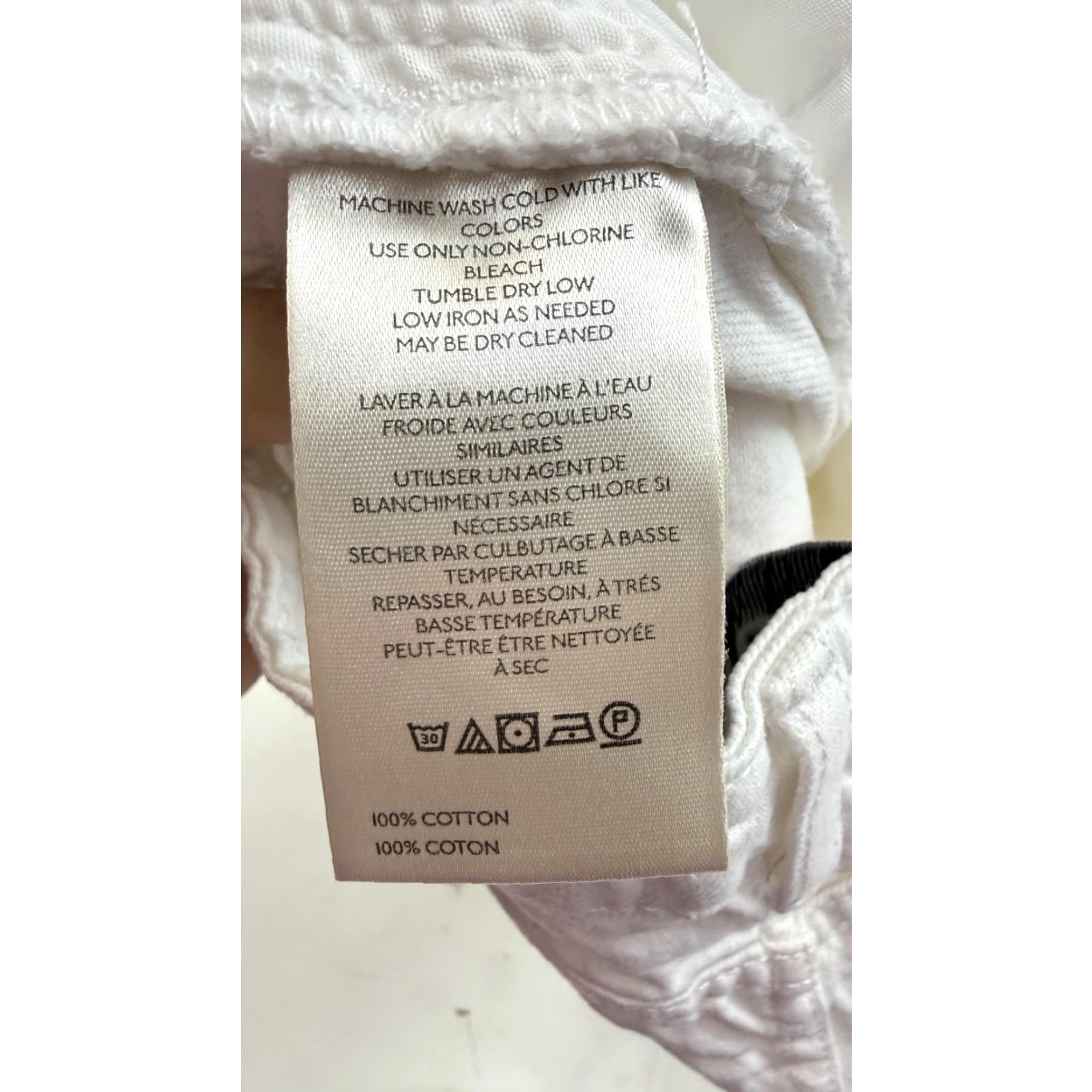 Bdg BDG Womens Denim Shorts 26 White Cutoff 100% Cotton Zip Fly 5 Pocket Size 26" / US 2 / IT 38 - 4 Thumbnail