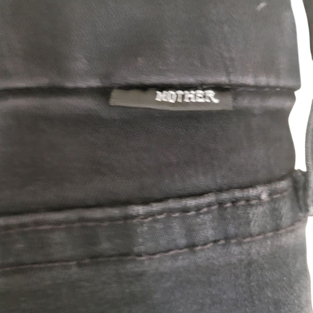 MOTHER Mother The Looker Ankle Fray Black Jeans 31 Women Inseam 28" Size 31" - 7 Thumbnail