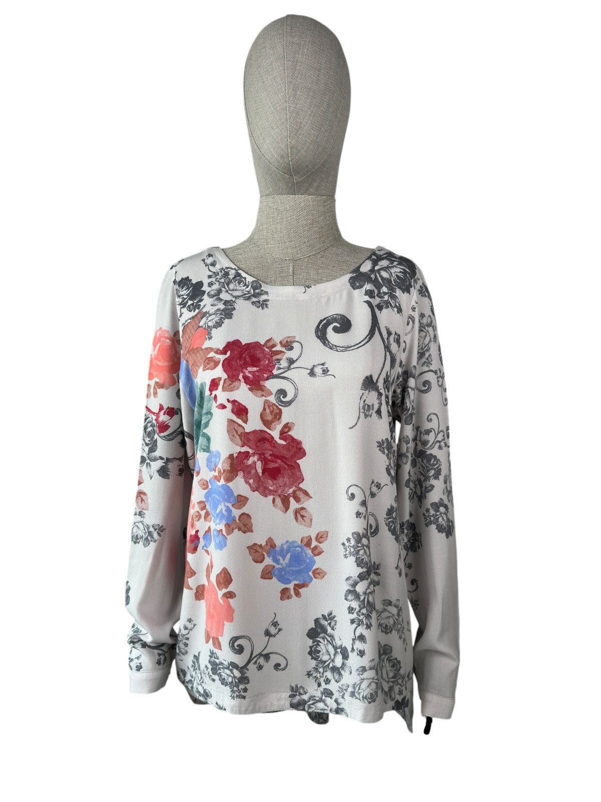 Other IVKO Floral Pattern Long Sleeve Tunic Blouse Size S / US 4 / IT 40 - 1 Thumbnail
