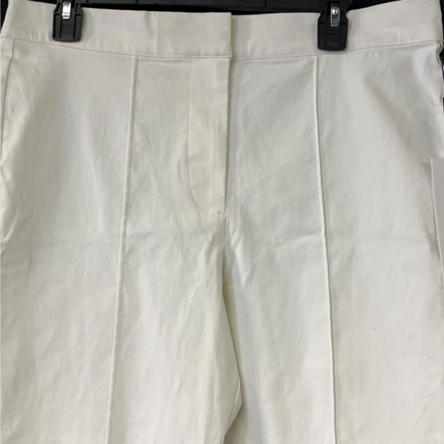 Calvin Klein Calvin Klein Women's White Dress Pants/Flat Front Sz 14 SKU Size 36" / US 14 / IT 50 - 2 Thumbnail