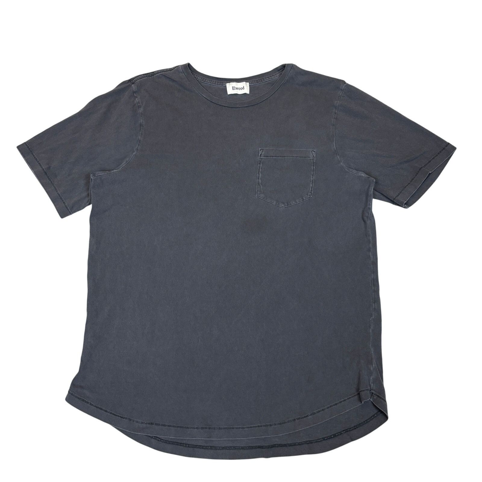 Elwood Elwood Oversized Curved Hem Pocket Tee Shirt Men's XL Retro Size US XL / EU 56 / 4 - 1 Thumbnail