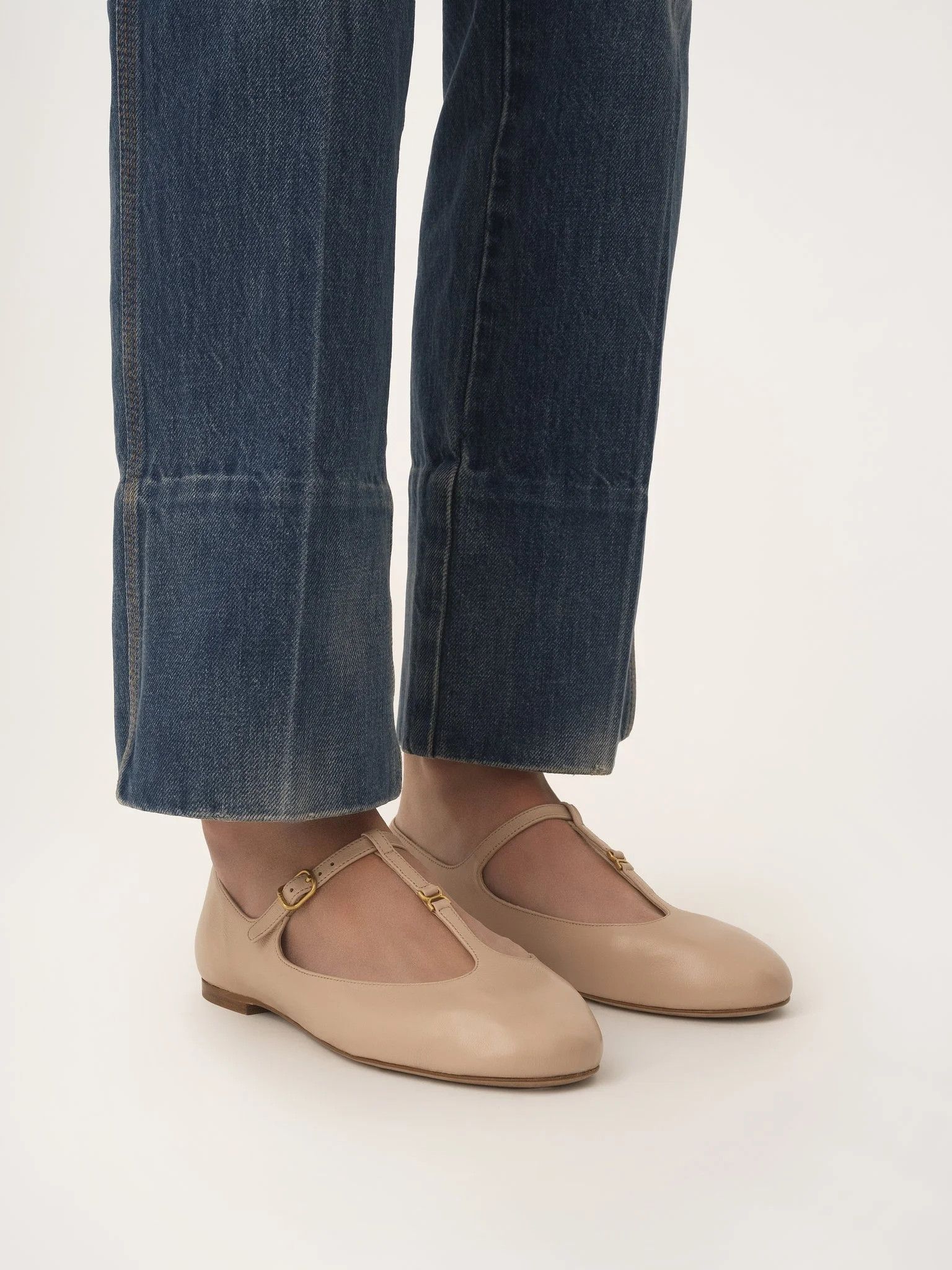 Chloe o1loc1c0226 Marcie Ballerina Flats in Blush Pink Size US 8 / IT 38 - 2 Thumbnail