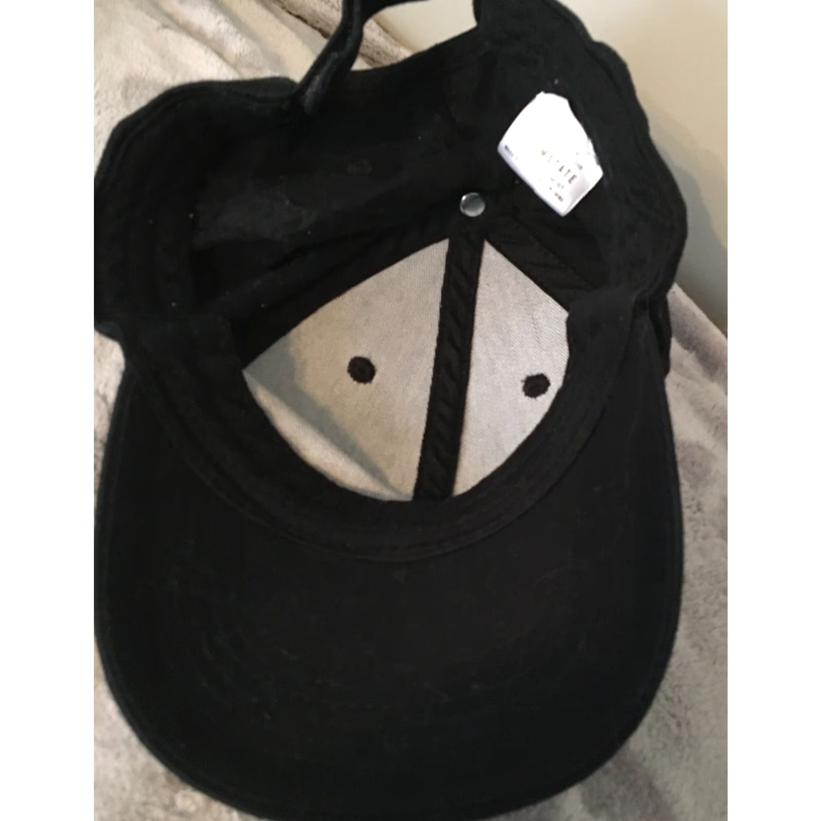 Logo 7 Loomstate Chipotle Hat Adjustable Cap Black Cotton Logo Baseball Cap OSFM Men Redundant text kept minimal? Size ONE SIZE - 5 Thumbnail