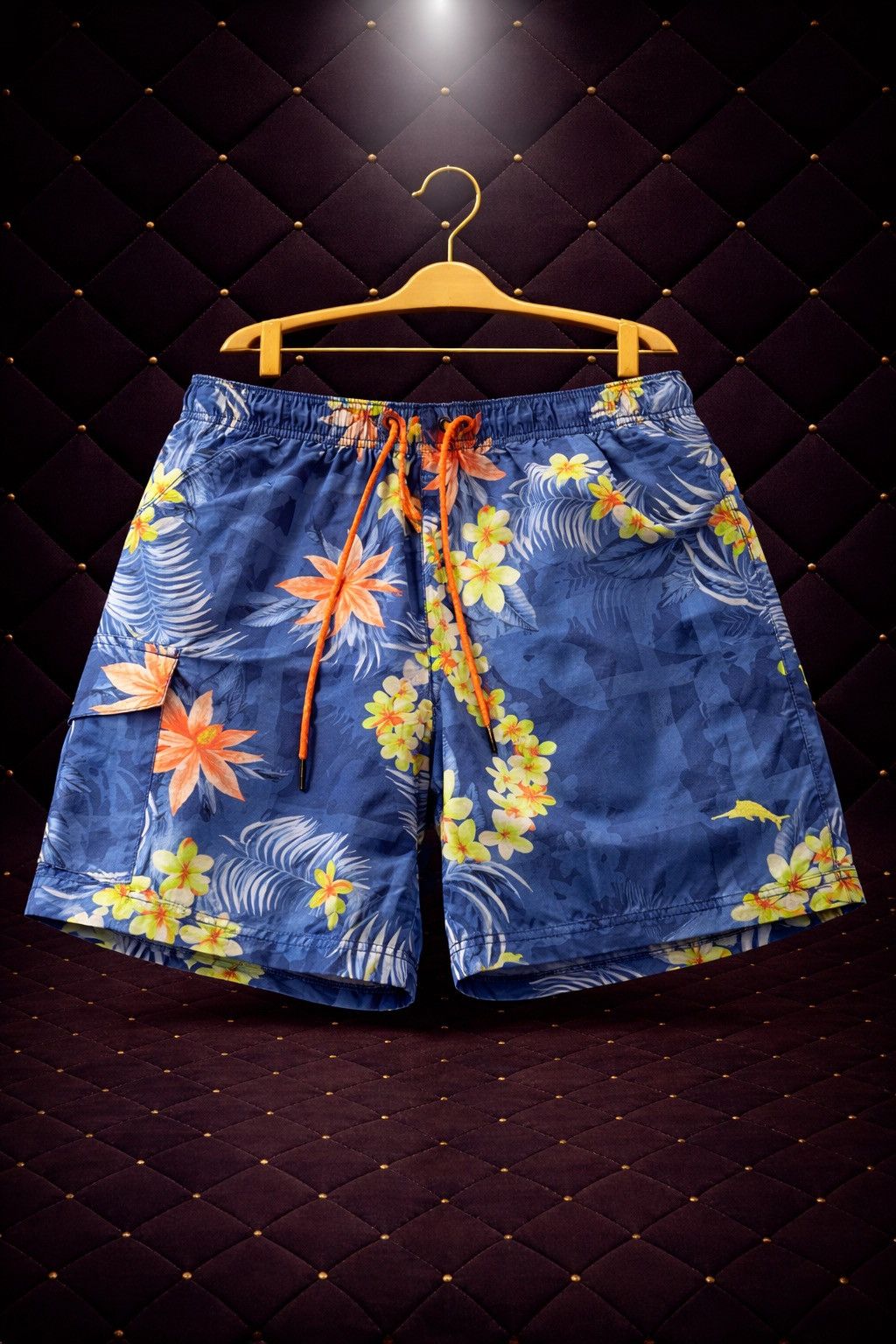 Other TROPICAL FLORAL PRINT SWIM TRUNK SHORTS Size US 32 / EU 48 - 1 Preview