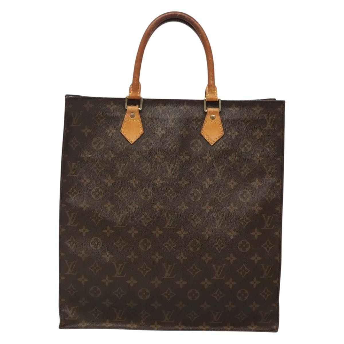 Louis Vuitton LOUIS VUITTON Monogram Sac Plat Hand Bag M51140 Size ONE SIZE - 13 Thumbnail