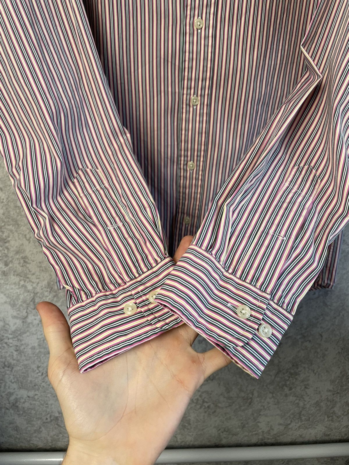 Polo Ralph Lauren Vintage Polo Ralph Lauren Striped Long Sleeve ButtonUp Shirt Size US S / EU 44-46 / 1 - 5 Thumbnail
