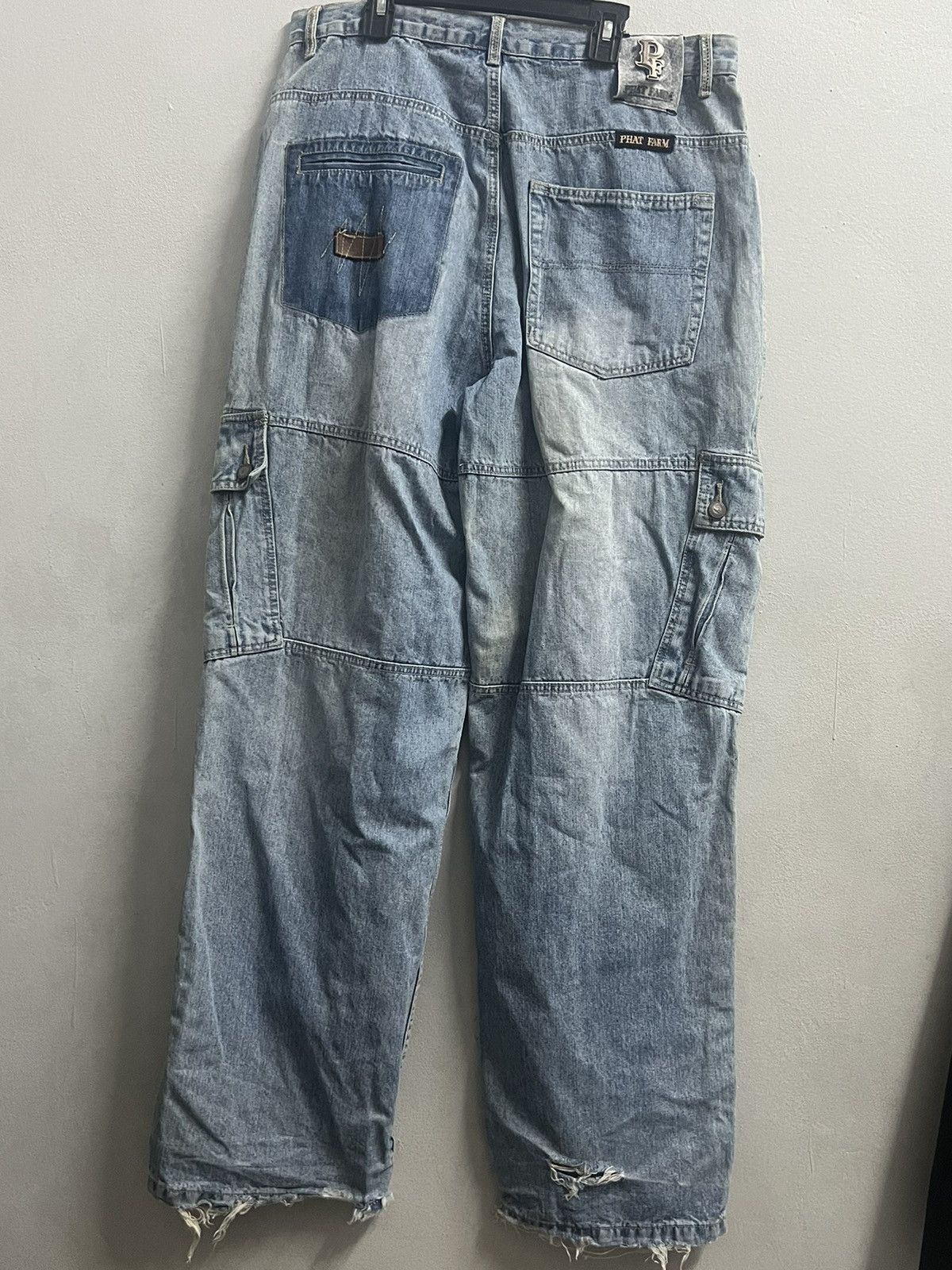 Phat Farm × Vintage PHAT FARM Vintage Cargo Carpenter Denim Size US 34 / EU 50 - 9 Thumbnail