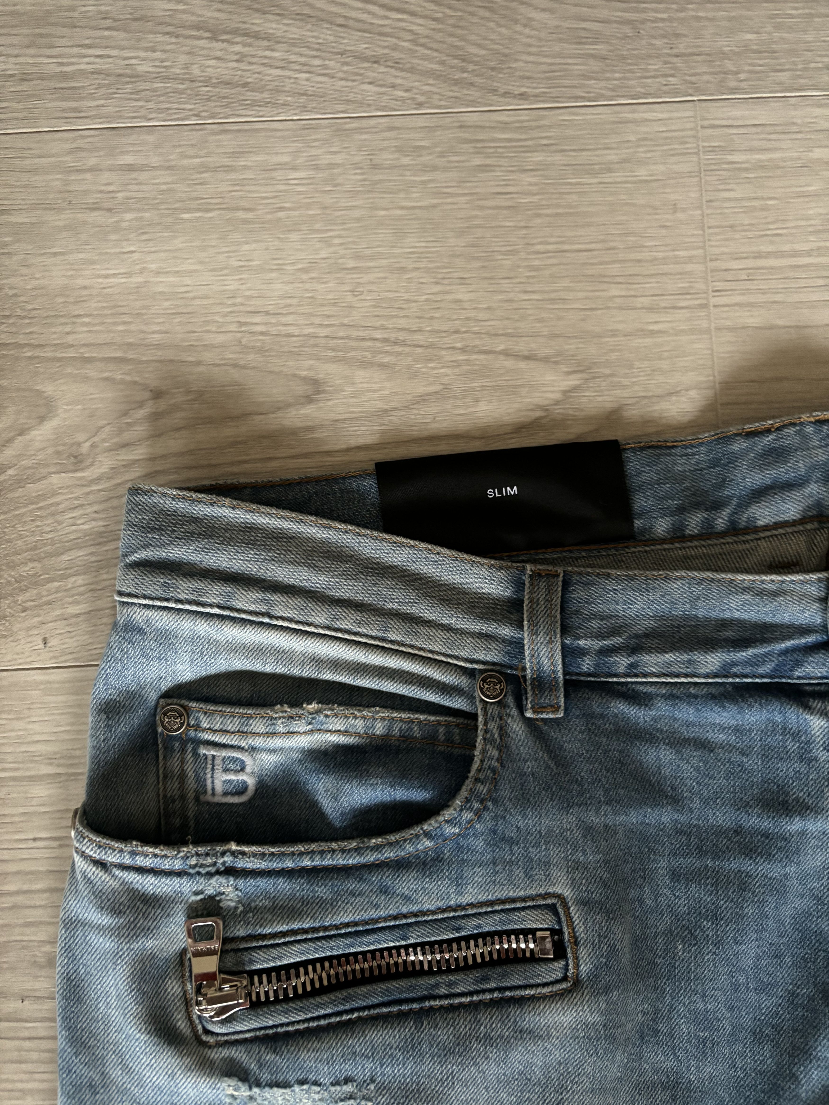 Balmain Balmain biker jeans Size US 36 / EU 52 - 4 Thumbnail