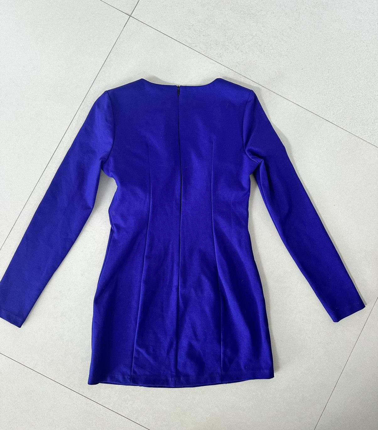 Other VANESSA SCOTT purple Bodycon Long Sleeve Sweetheart Dress Size S / US 4 / IT 40 - 2 Thumbnail