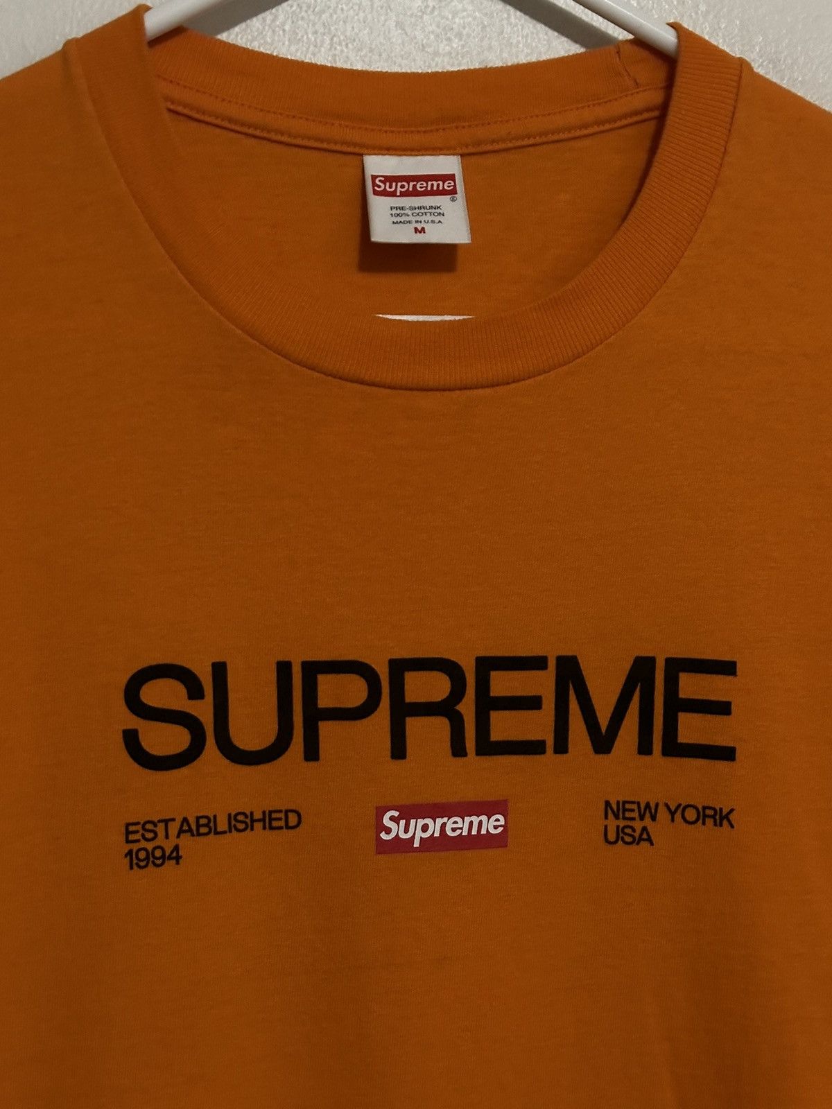 Supreme Supreme Est. 1994 Tee Size US M / EU 48-50 / 2 - 2 Thumbnail