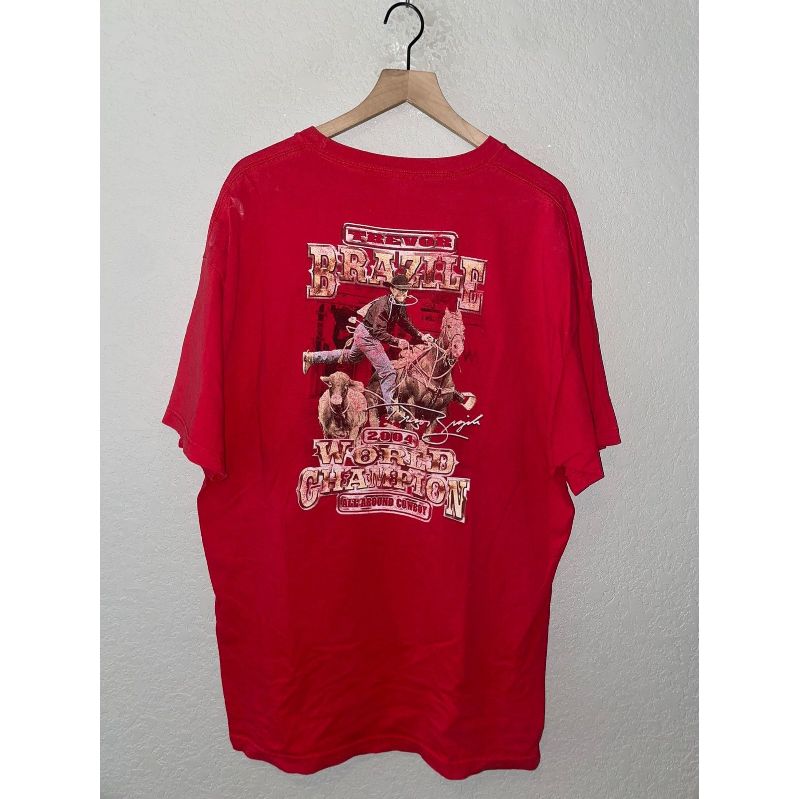 Wrangler Vintage Wrangler Rodeo Shirt Trevor Brazile Cowboy Tee Y2k 2 Size US XXL / EU 58 / 5 - 1 Thumbnail