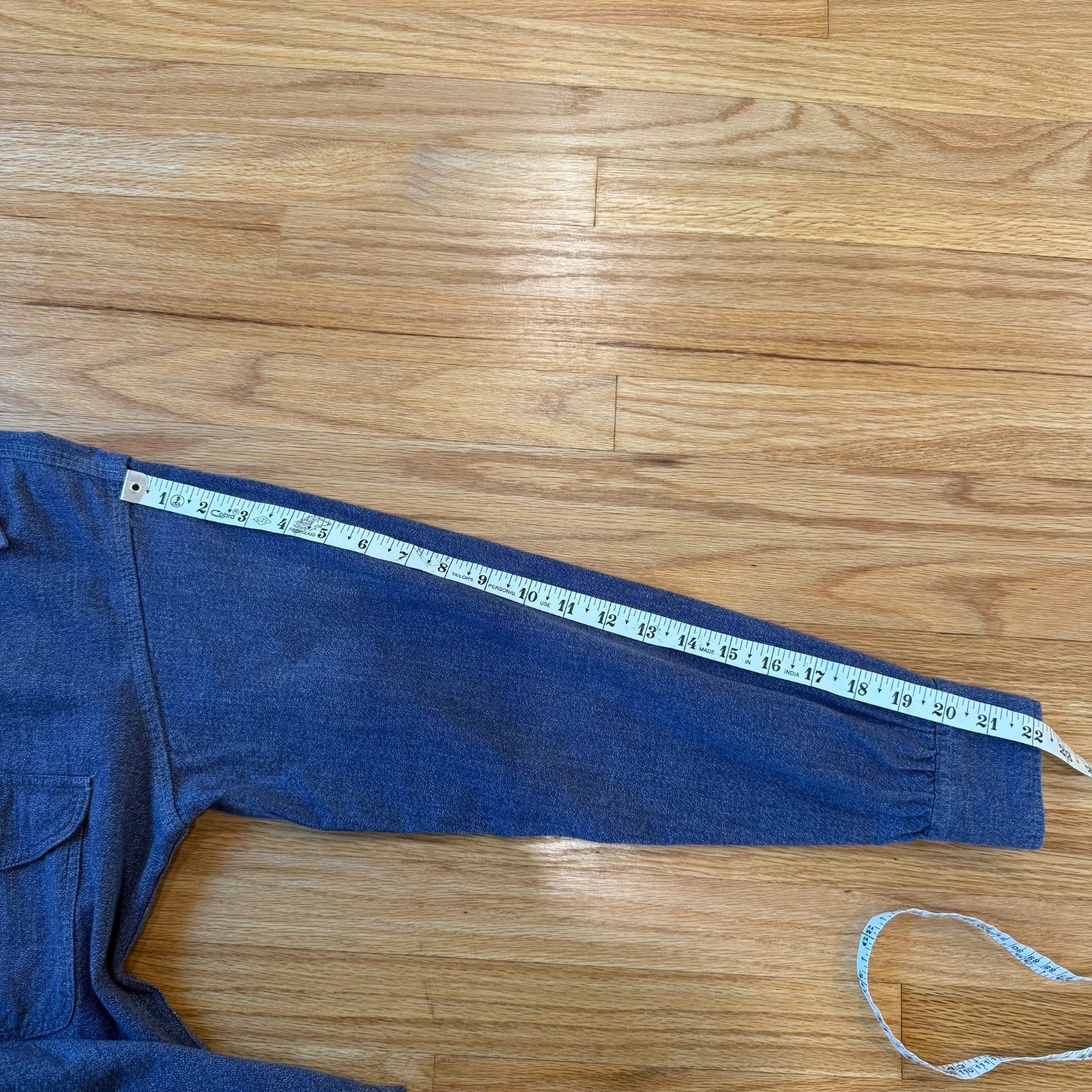 Dry Bones Dry Bones Japan Indigo Selvedge Work Shirt Medium Size US M / EU 48-50 / 2 - 4 Thumbnail