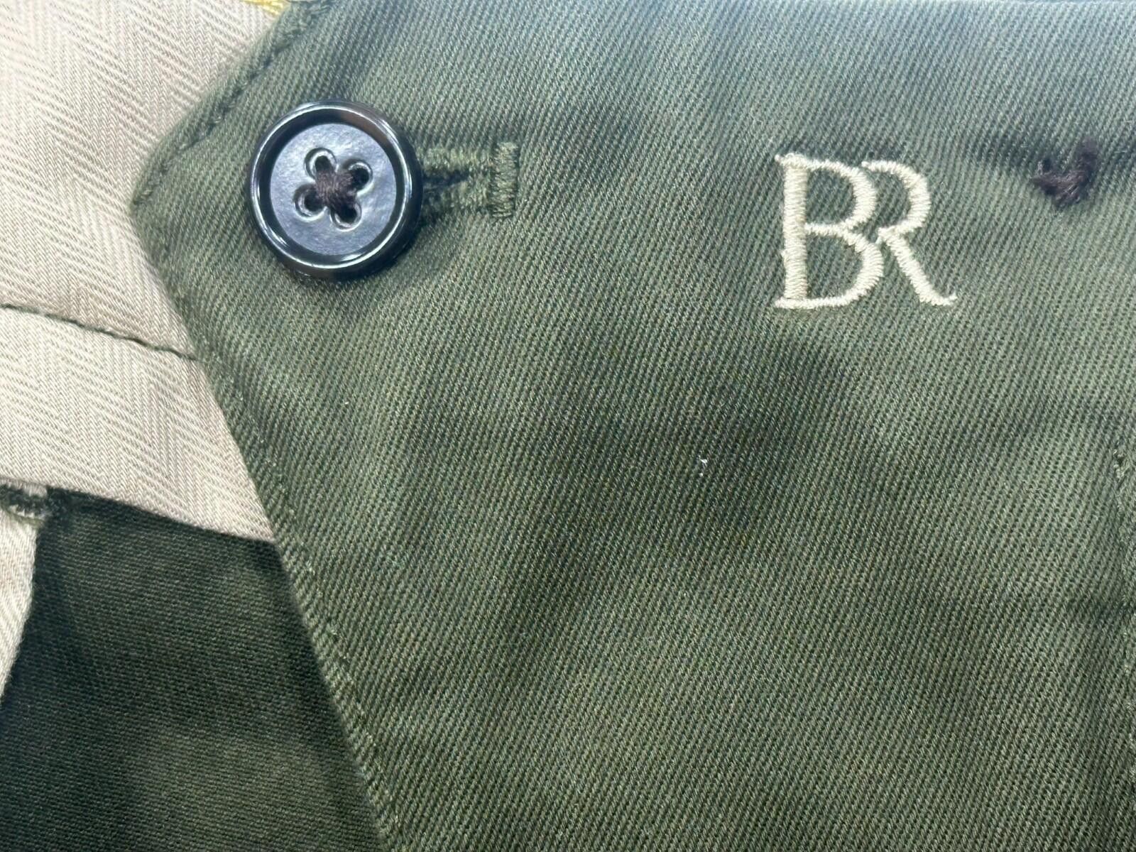Banana Republic Banana Republic Straight Flat Cotton Chinos Green Mens 34/34 Size US 34 / EU 50 - 9 Thumbnail