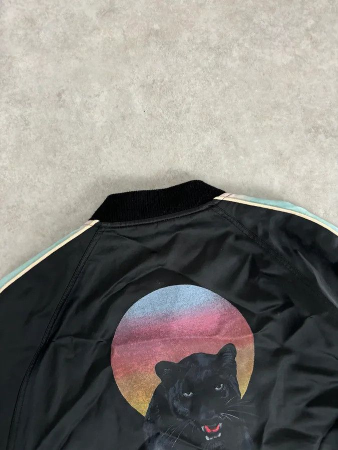 Saint Laurent Paris AW2017 Saint Laurent Black Multicolor Panther Teddy Jacket Size US M / EU 48-50 / 2 - 7 Thumbnail