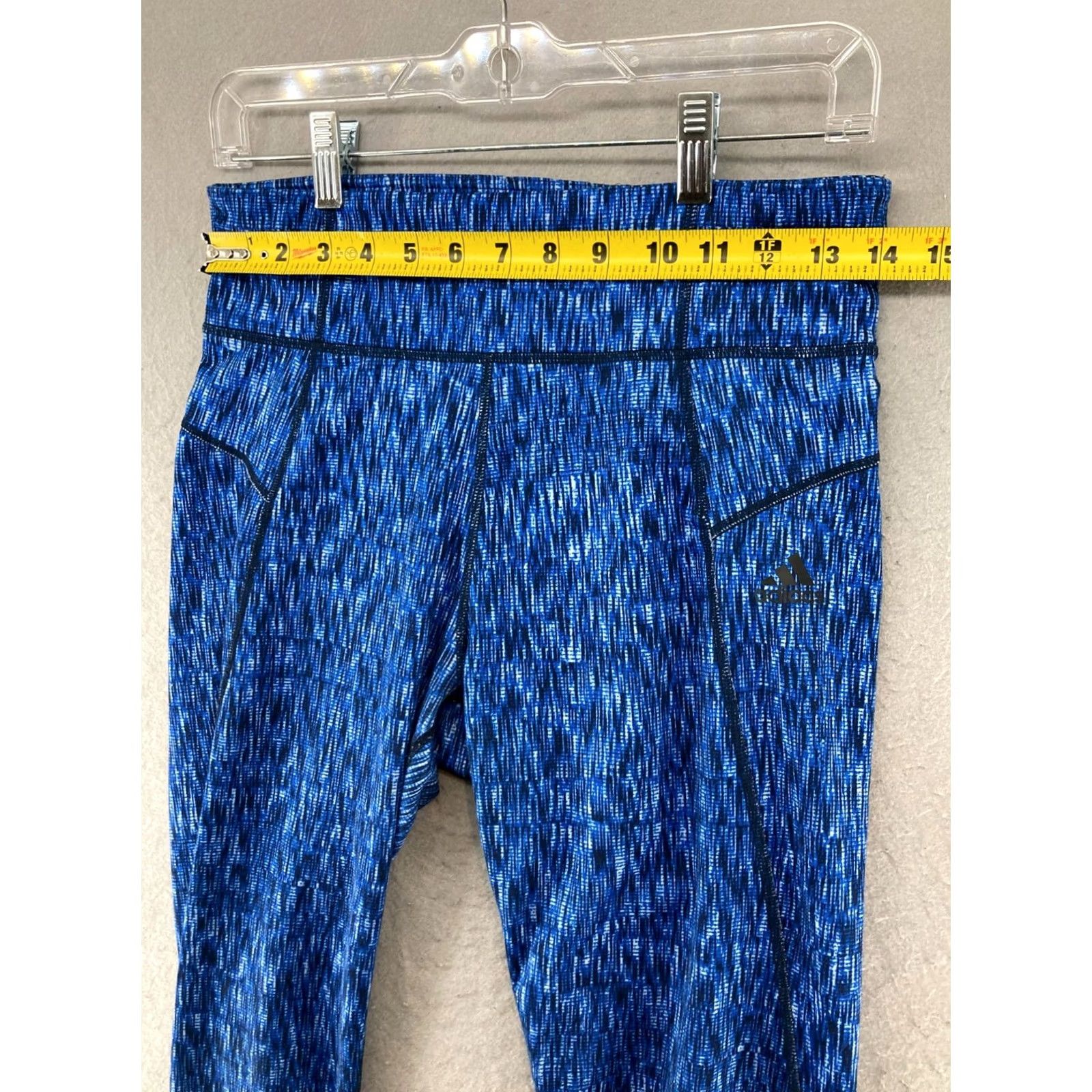 Adidas Adidas Womens Yoga Pants M Blue Climalite High Rise Athletic Size 32" / US 10 / IT 46 - 2 Thumbnail