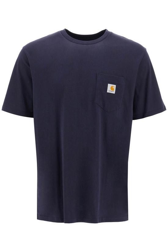 Carhartt Wip CARHARTT WIP Men T-Shirts I030434 1C XX Blue Size US S / EU 44-46 / 1 - 1 Thumbnail