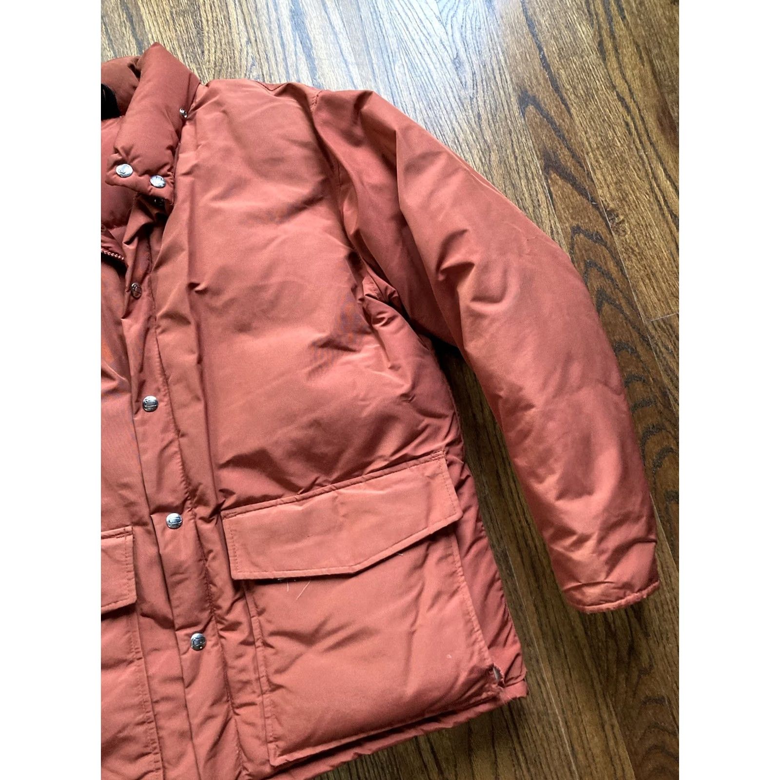 Vintage VINTAGE Woolrich Goose Down Parka Jacket Mens Size Large 70s 80s Redwood Puffer Size US L / EU 52-54 / 3 - 3 Thumbnail
