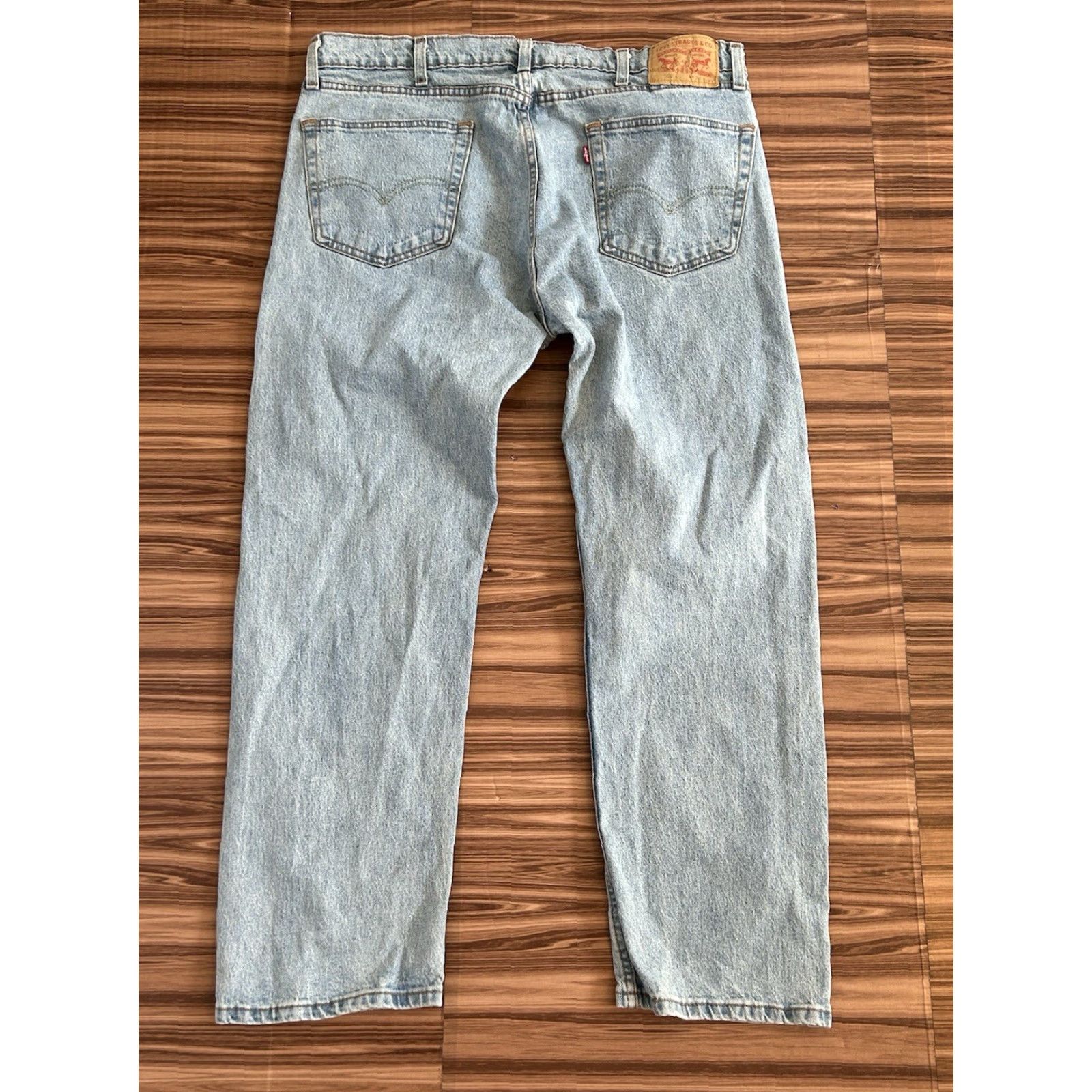 Levi's Levi's 505 Regular Fit Jeans Men Blue 38x29 Denim Cotton Zip 5-Pocket Straight Mid Rise Vintage? No Size US 38 / EU 54 - 2 Thumbnail