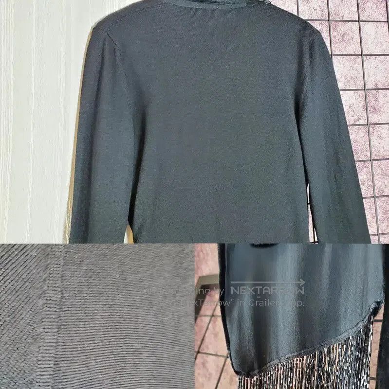 Max Mara MaxMara Black Wool Long Sleeve Sweater . Size S / US 4 / IT 40 - 9 Thumbnail