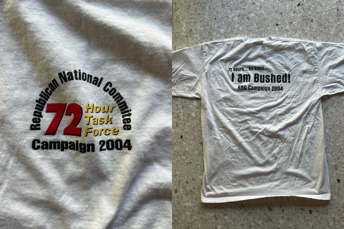 Other RNC 2004 I Am Bushed Republican National Committee Political Size US XL / EU 56 / 4 - 1 Thumbnail