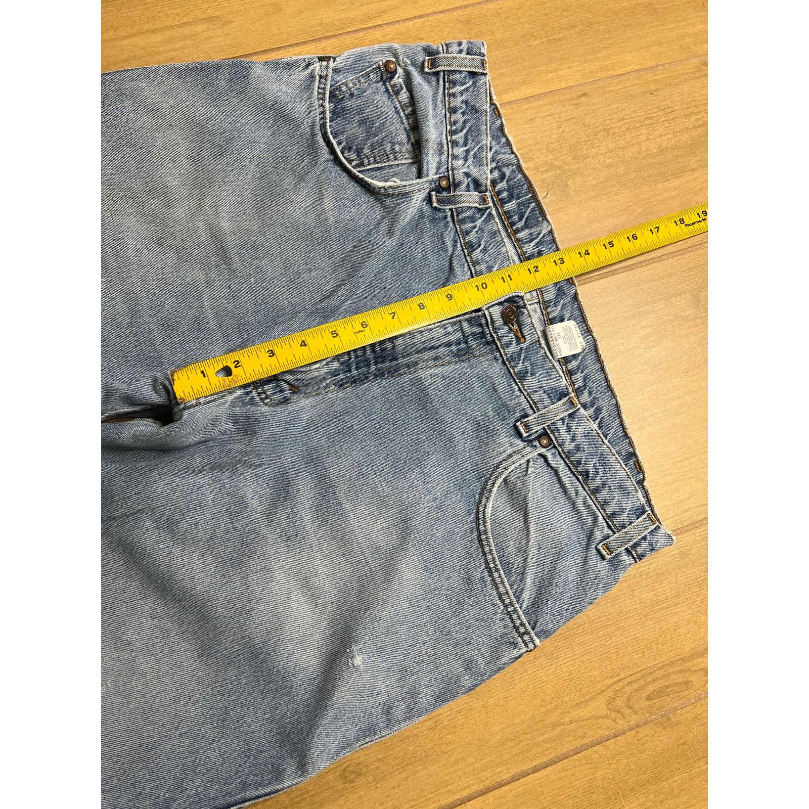 Levi's Vintage Levi’s 545 Loose Fit Jeans Distressed Light Wash 38 Size US 38 / EU 54 - 8 Thumbnail