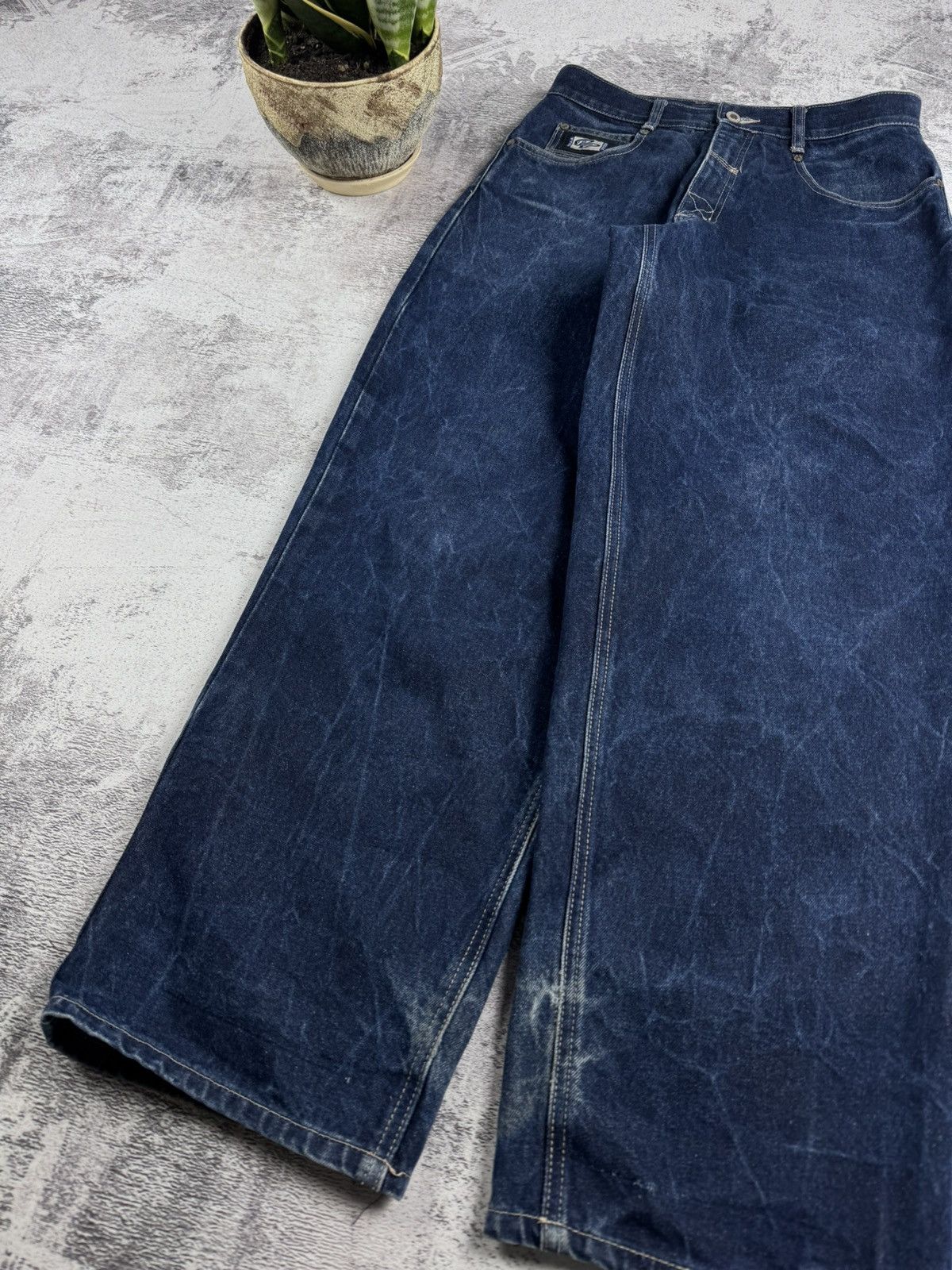 Pelle Pelle PELLE PELLE DENIM RAP HIP HOP BAGGY CARPENTER 90S JEANS PANTS Size US 30 / EU 46 - 17 Thumbnail