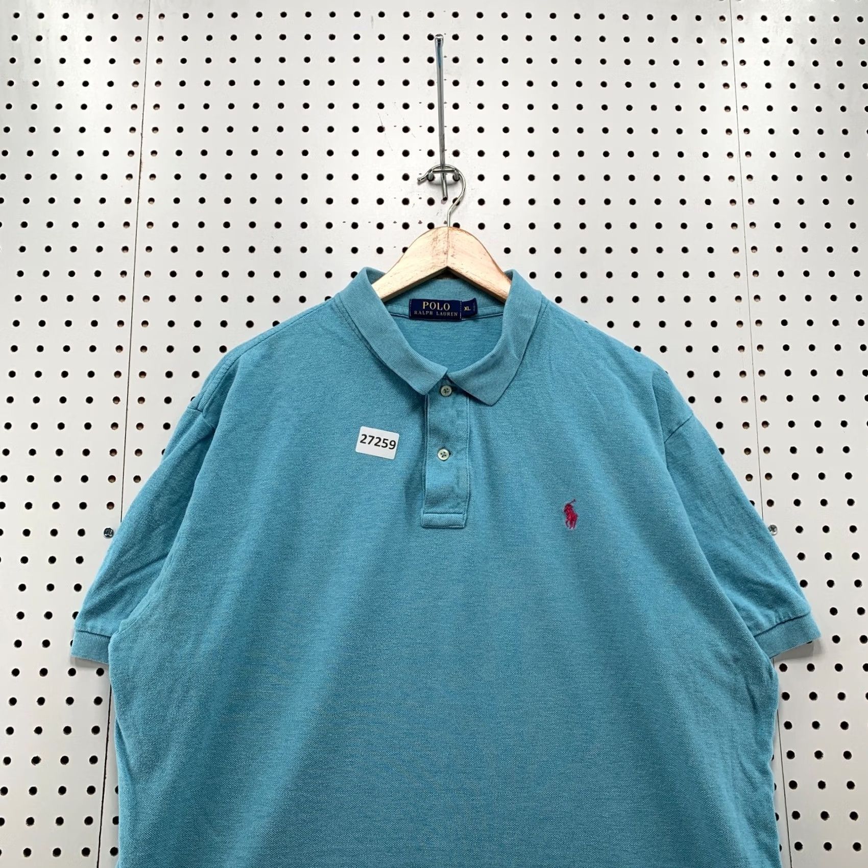 Polo Ralph Lauren Polo Ralph Lauren Shirt Mens XL Blue Pink Pony Short Sleeve Collared 26.5x29 Size US XL / EU 56 / 4 - 6 Thumbnail