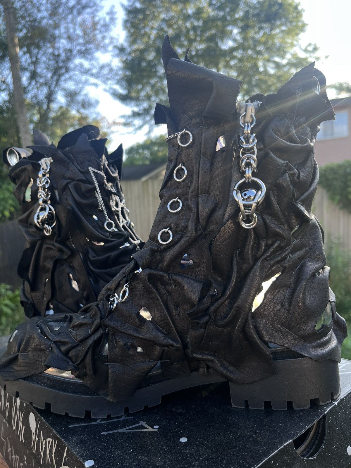 Other Warlocks Workshop ~ Chrome Martens Size US 10 / EU 43 - 7 Thumbnail