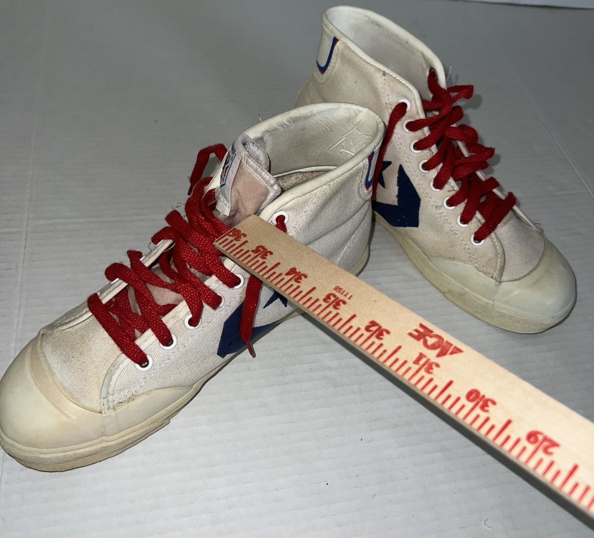 Converse Vintage 80’s Converse Usa Olympic La84 1984 Sample High Top Size US 7 / EU 40 - 16 Thumbnail