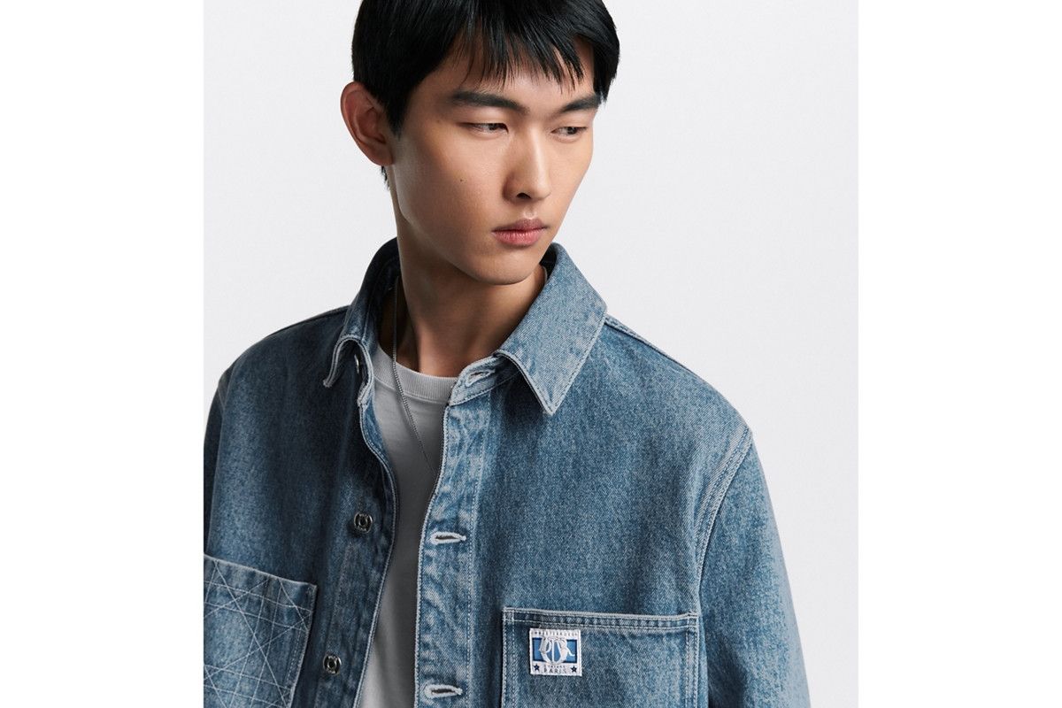 Dior o1bcso1str0226 Charm Overshirt in Blue Size US XL / EU 56 / 4 - 6 Thumbnail