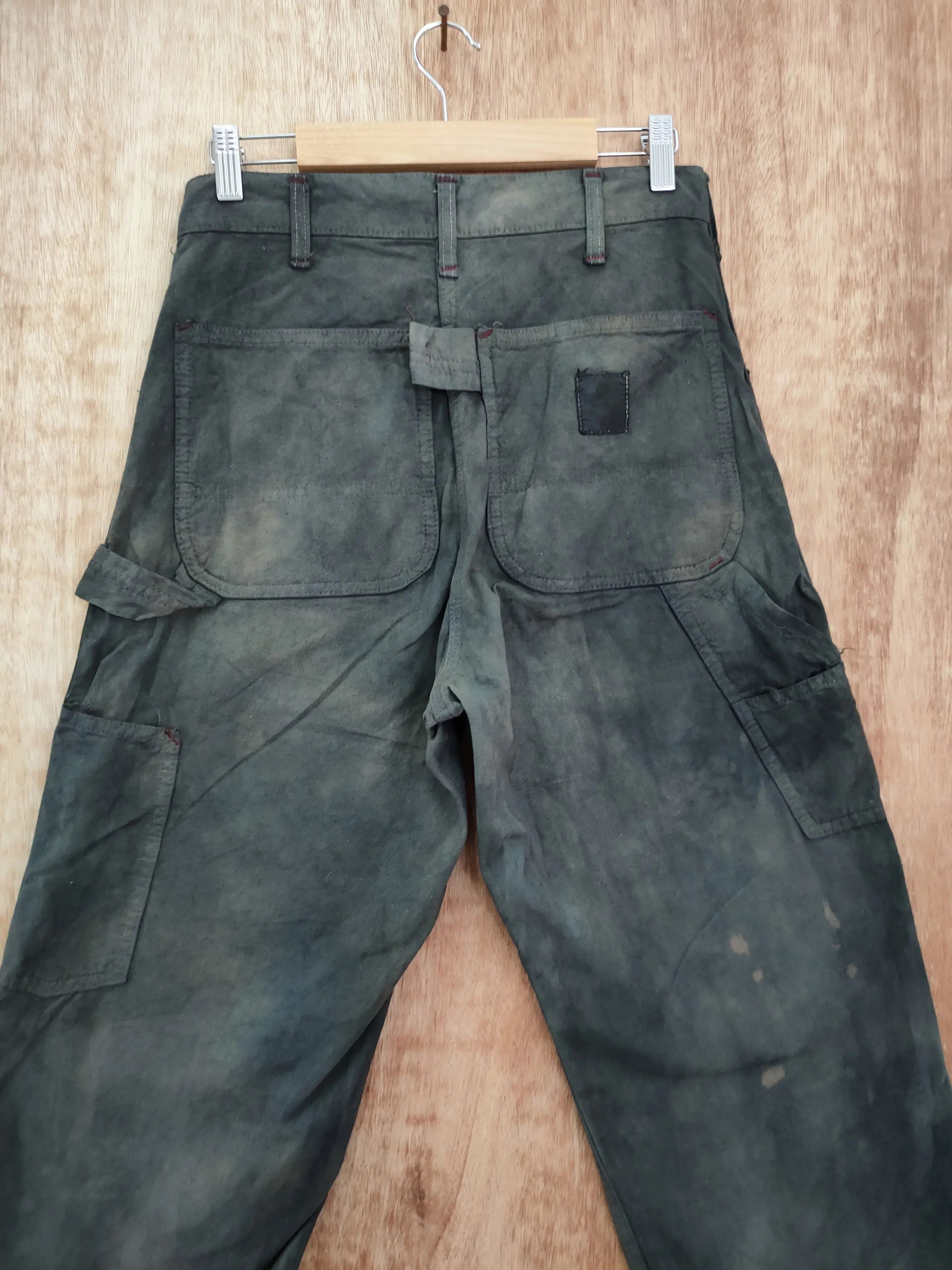 Carhartt carhartt thrased faded multipocket cargo pants #46-076DLL Size US 28 / EU 44 - 4 Thumbnail
