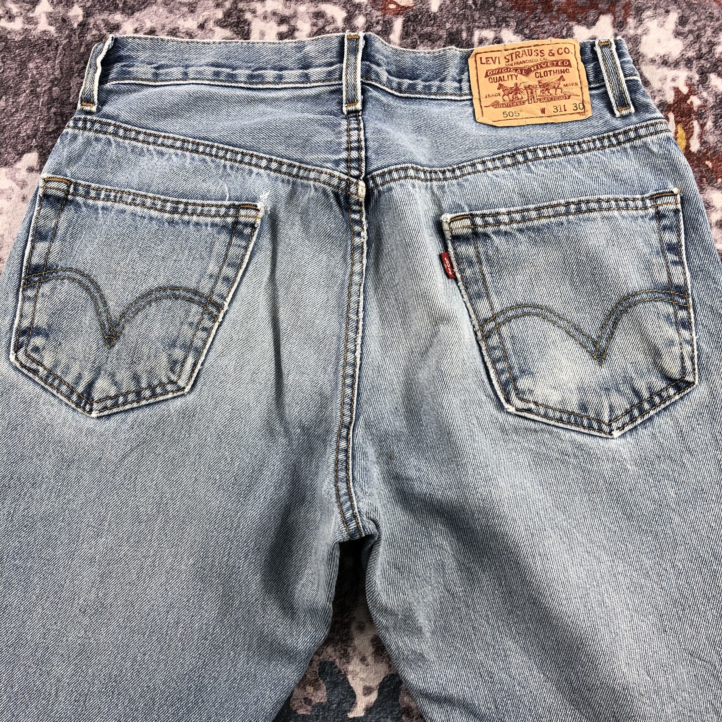 Levi's × Vintage Vintage Light Wash Levis 505 Jeans-JM2569 Size US 31 - 5 Thumbnail