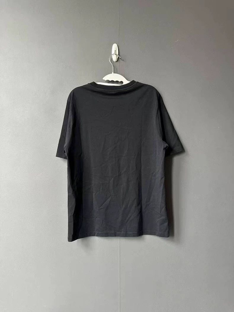 Loewe LOEWE Black embroidered logo short sleeves Size M / US 6-8 / IT 42-44 - 2 Thumbnail