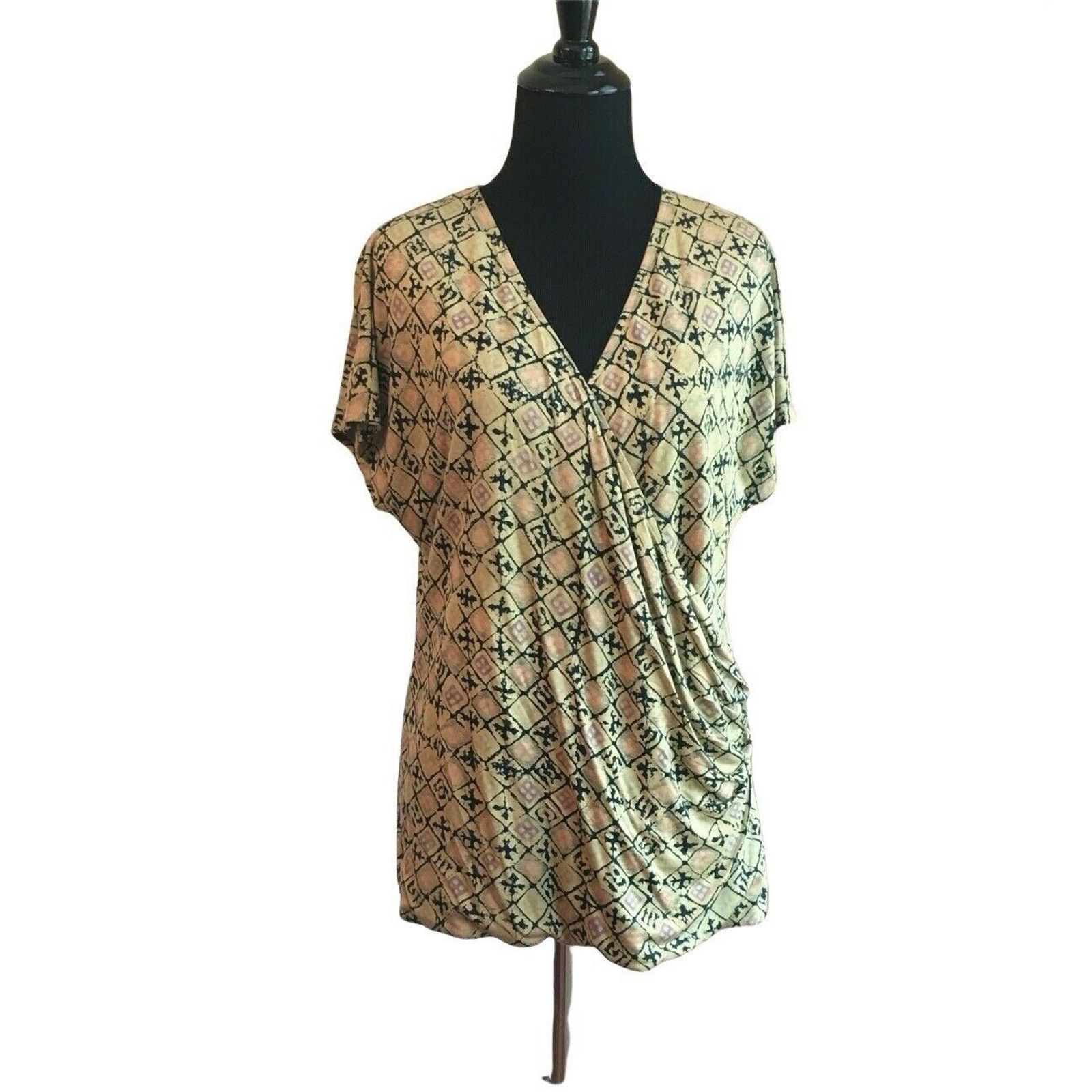Lauren Ralph Lauren Lauren Ralph Lauren print short sleeves Faux Wrap Blouse XL Size XL / US 12-14 / IT 48-50 - 1 Thumbnail