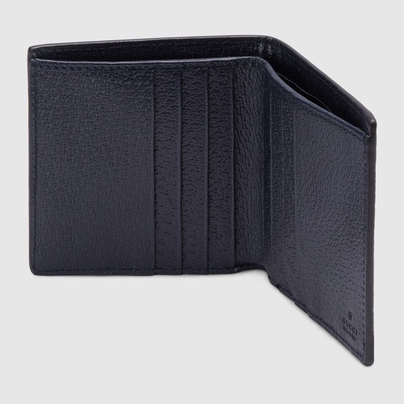 Gucci oc11z1225 Size: OS / Ophidia Fold Wallet in Dark Blue Size ONE SIZE - 5 Thumbnail