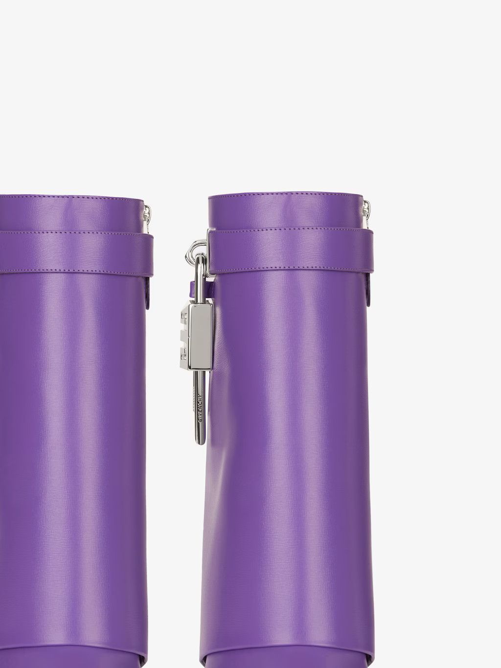 Givenchy o1srvl11e0525 Shark Lock Ankle Boots 90mm in Ultraviolet Size US 10.5 / IT 40.5 - 5 Thumbnail