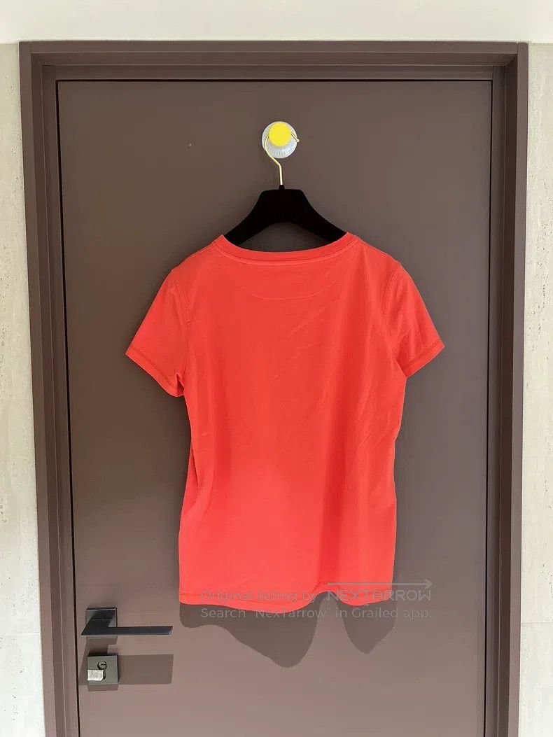 Hermes Hermes Orange Classic Pocket Short Sleeve Top T-Shirt Size XS / US 0-2 / IT 36-38 - 2 Thumbnail