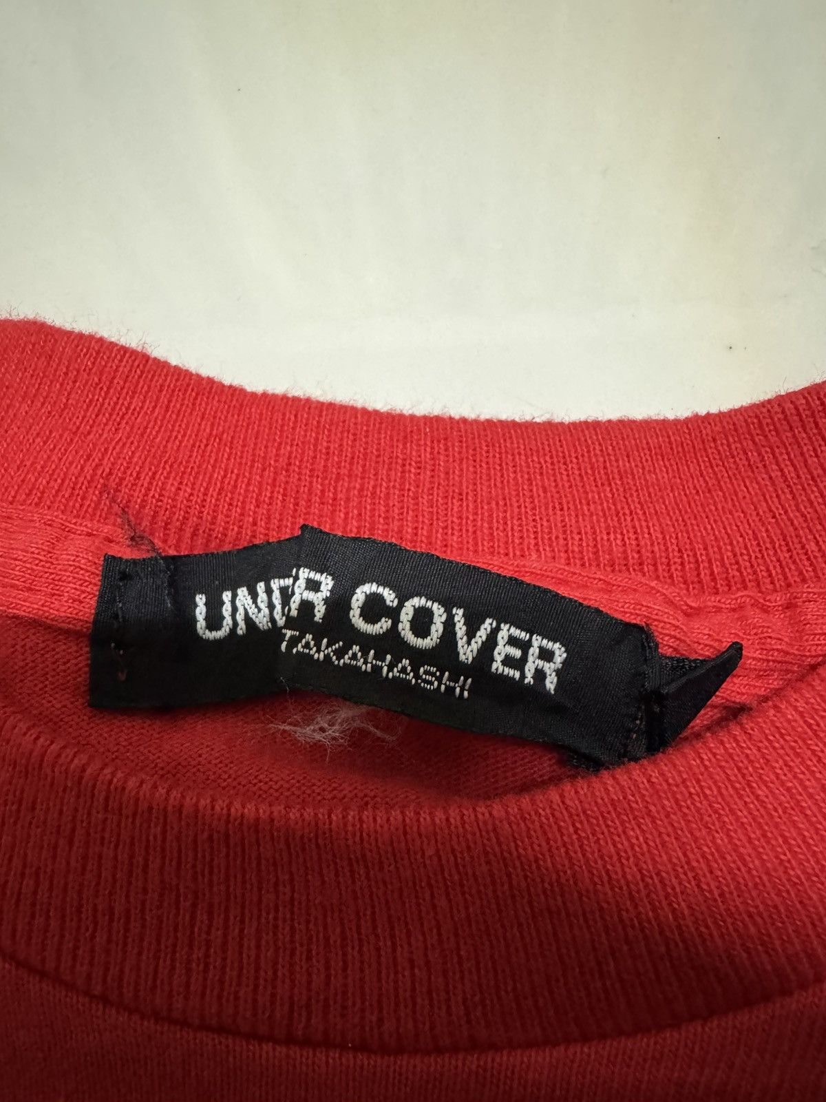 Undercover Vintage Undercover "We Are The Brain Police" red T-shirt. Size US M / EU 48-50 / 2 - 7 Thumbnail