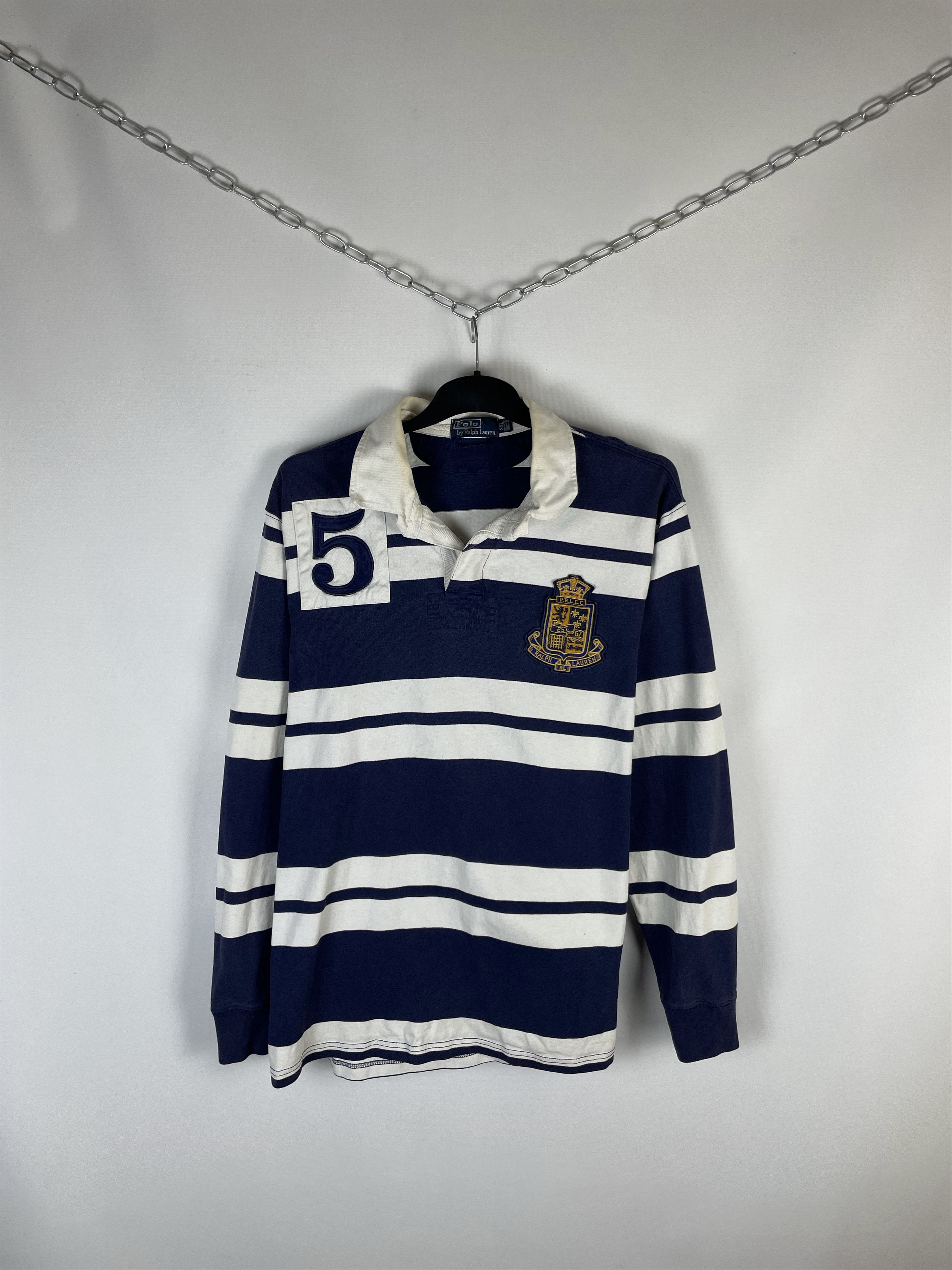 Polo Ralph Lauren Vintage 90s Polo Ralph Lauren Rugby Long Sleeve Shirt Size US XXL / EU 58 / 5 - 1 Thumbnail
